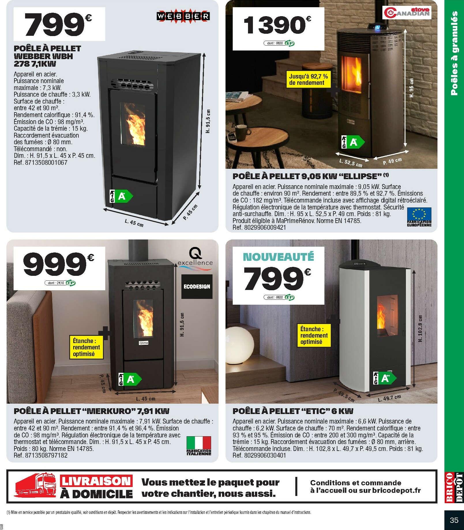 brico-depot - Catalogue Brico Dépôt valable du 10/10 au 23/10 - page: 35