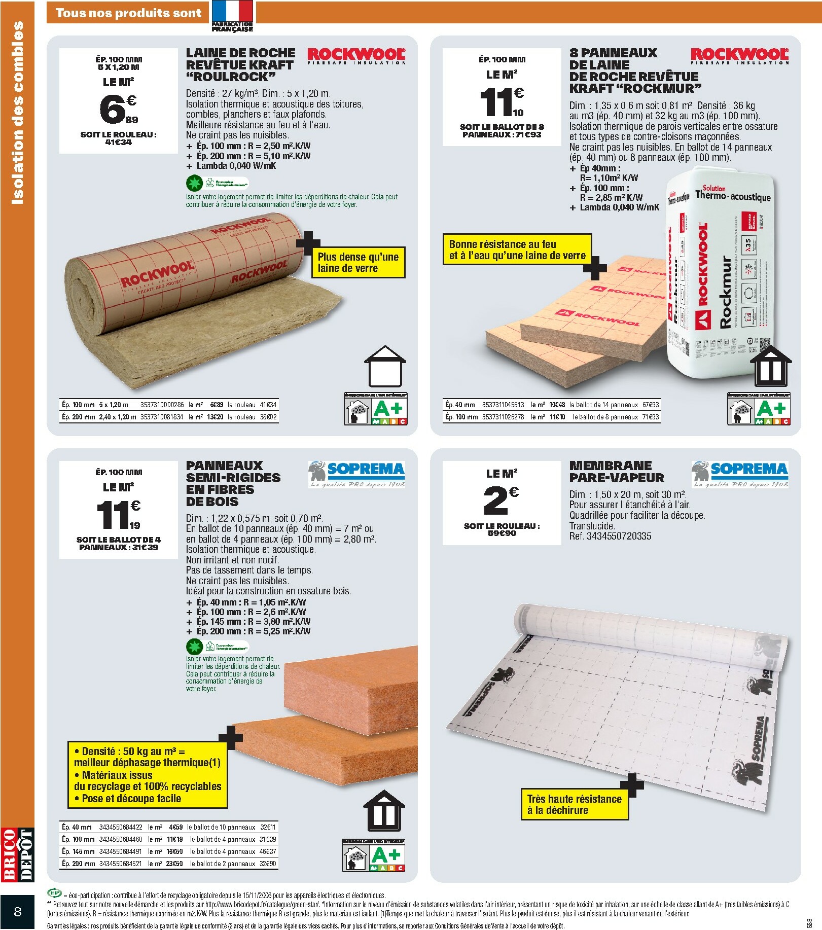 brico-depot - Catalogue Brico Dépôt valable du 10/10 au 23/10 - page: 8