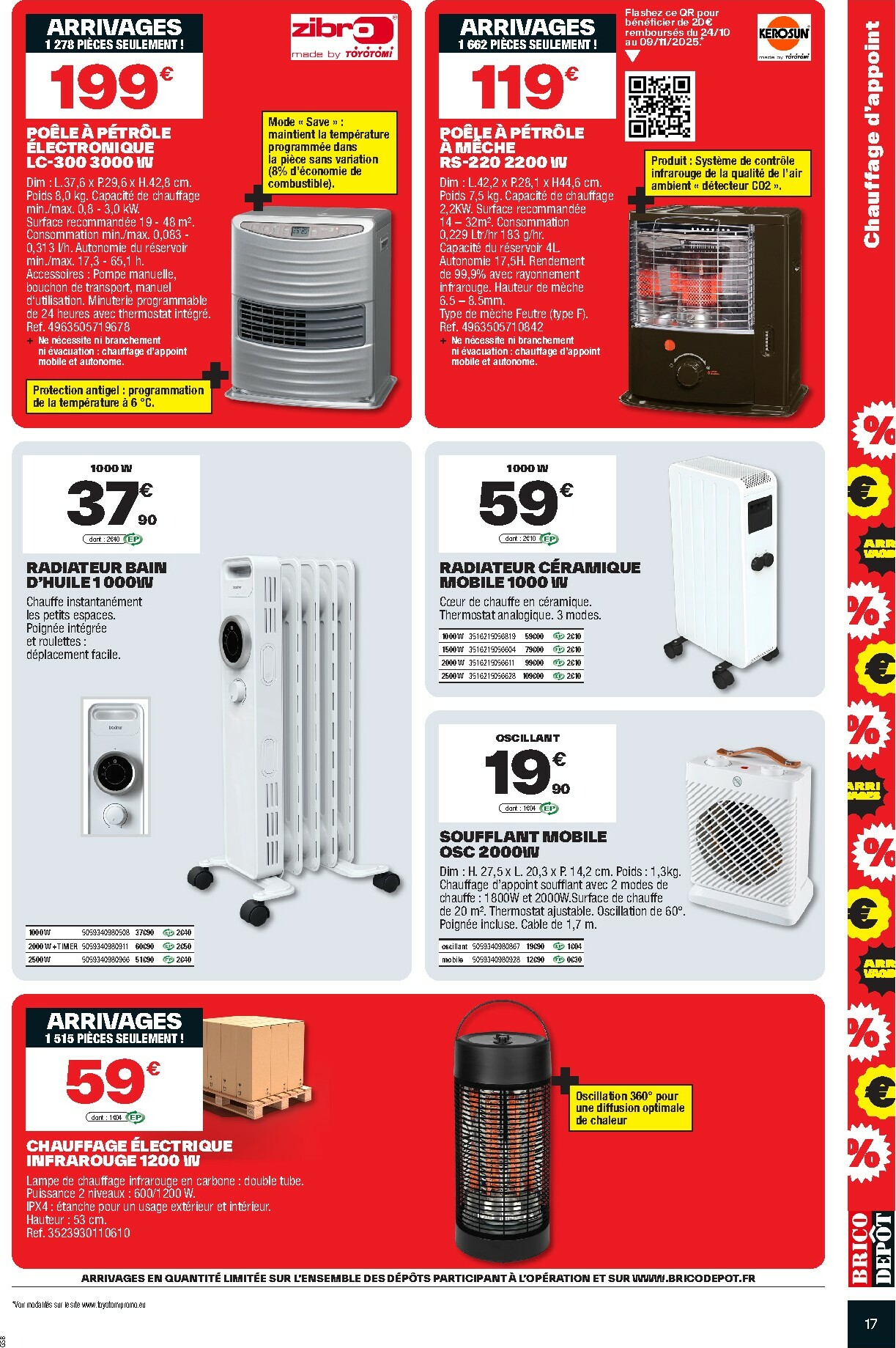 brico-depot - Catalogue Brico Dépôt valable du 24/10 au 07/11 - page: 17