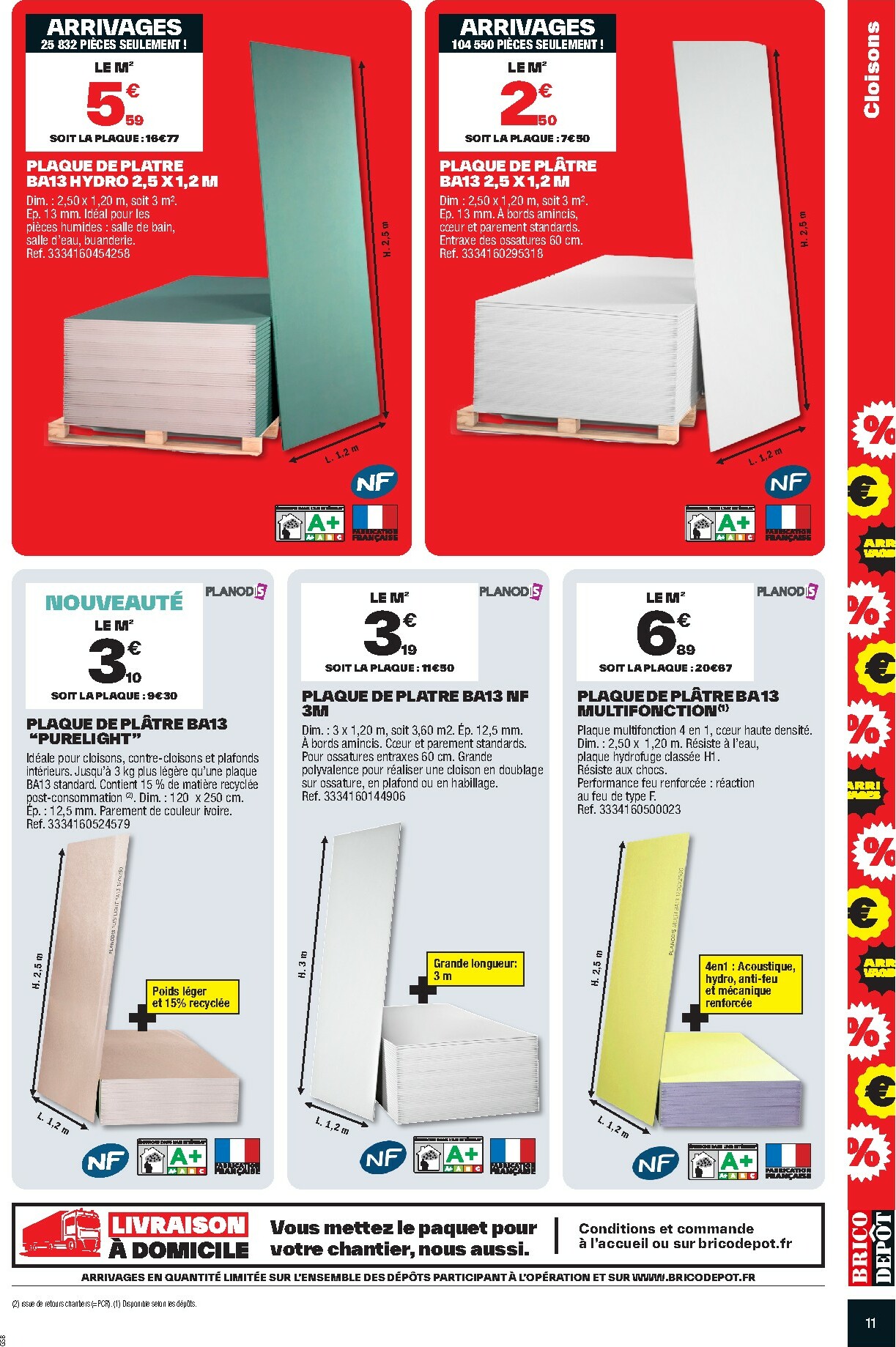 brico-depot - Catalogue Brico Dépôt valable du 24/10 au 07/11 - page: 11