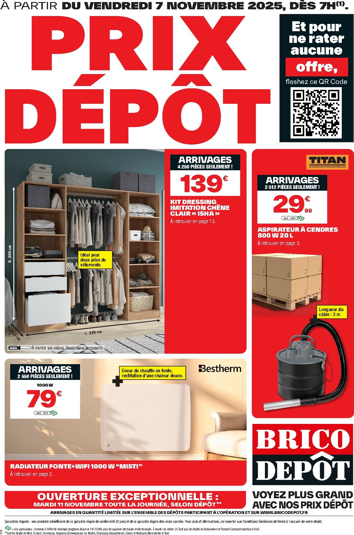 brico-depot - Catalogue Brico Dépôt valable du 08/11 au 21/11