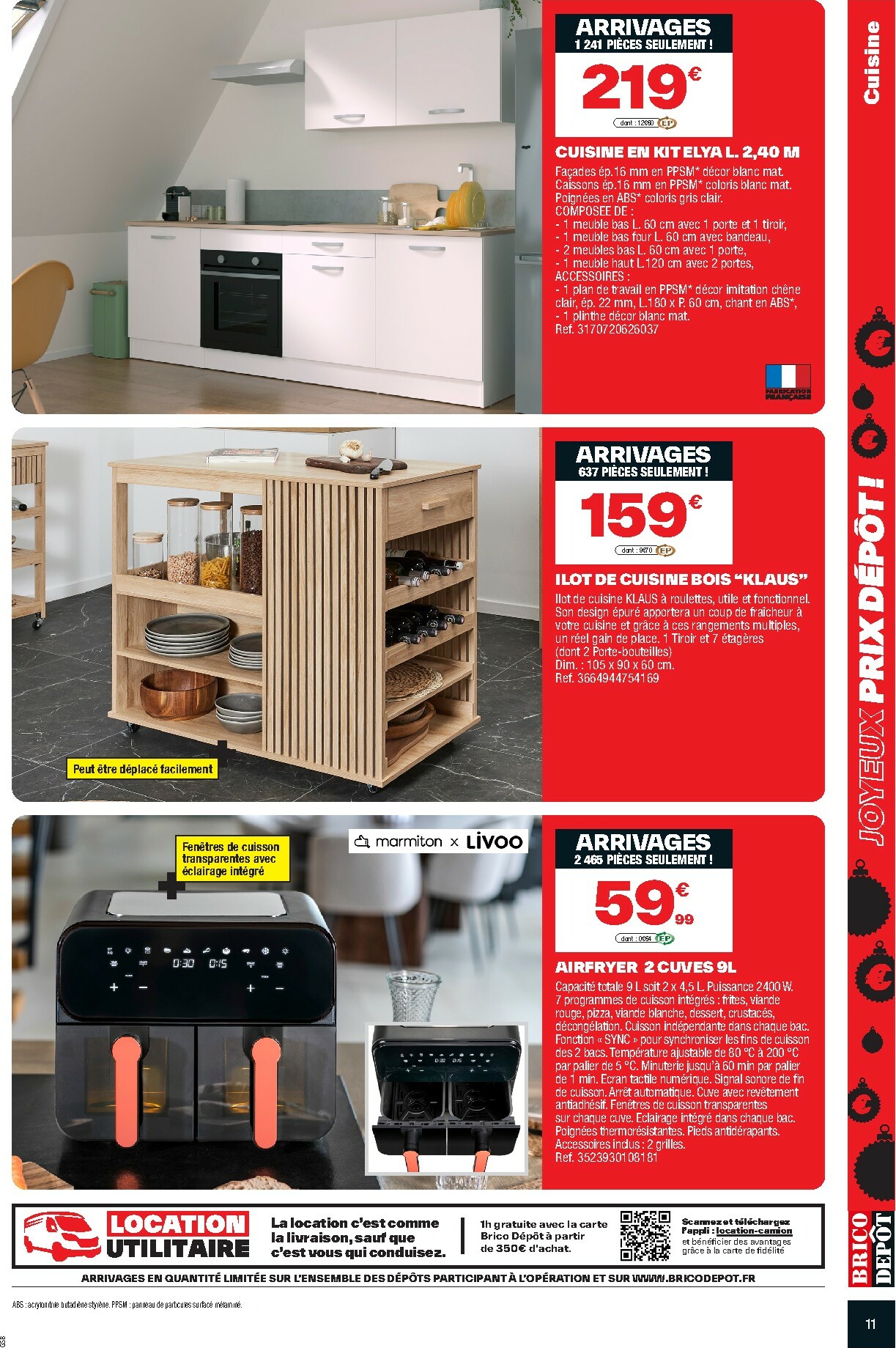 brico-depot - Catalogue Brico Dépôt valable du 28/11 au 25/12 - page: 11