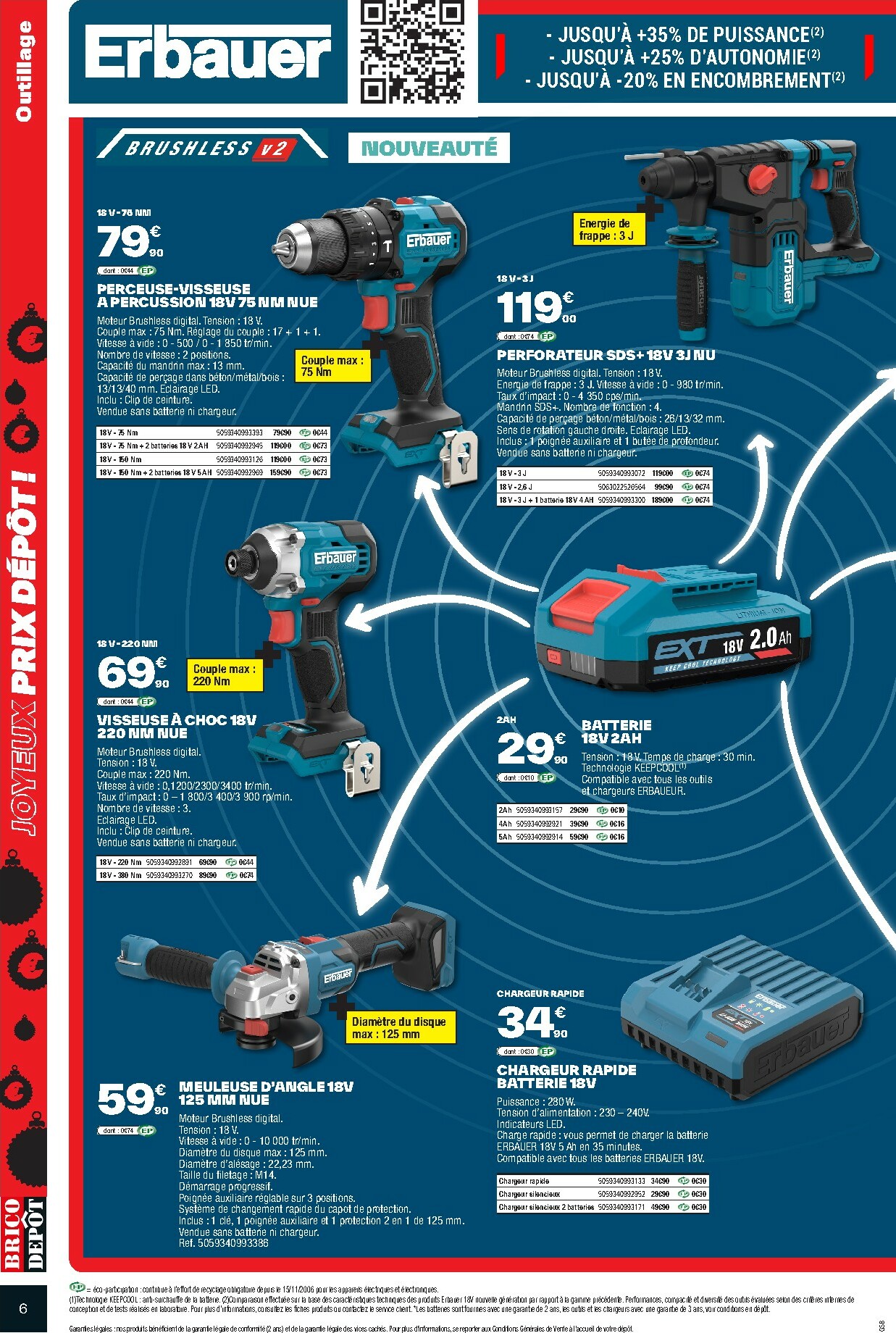 brico-depot - Catalogue Brico Dépôt valable du 28/11 au 25/12 - page: 6