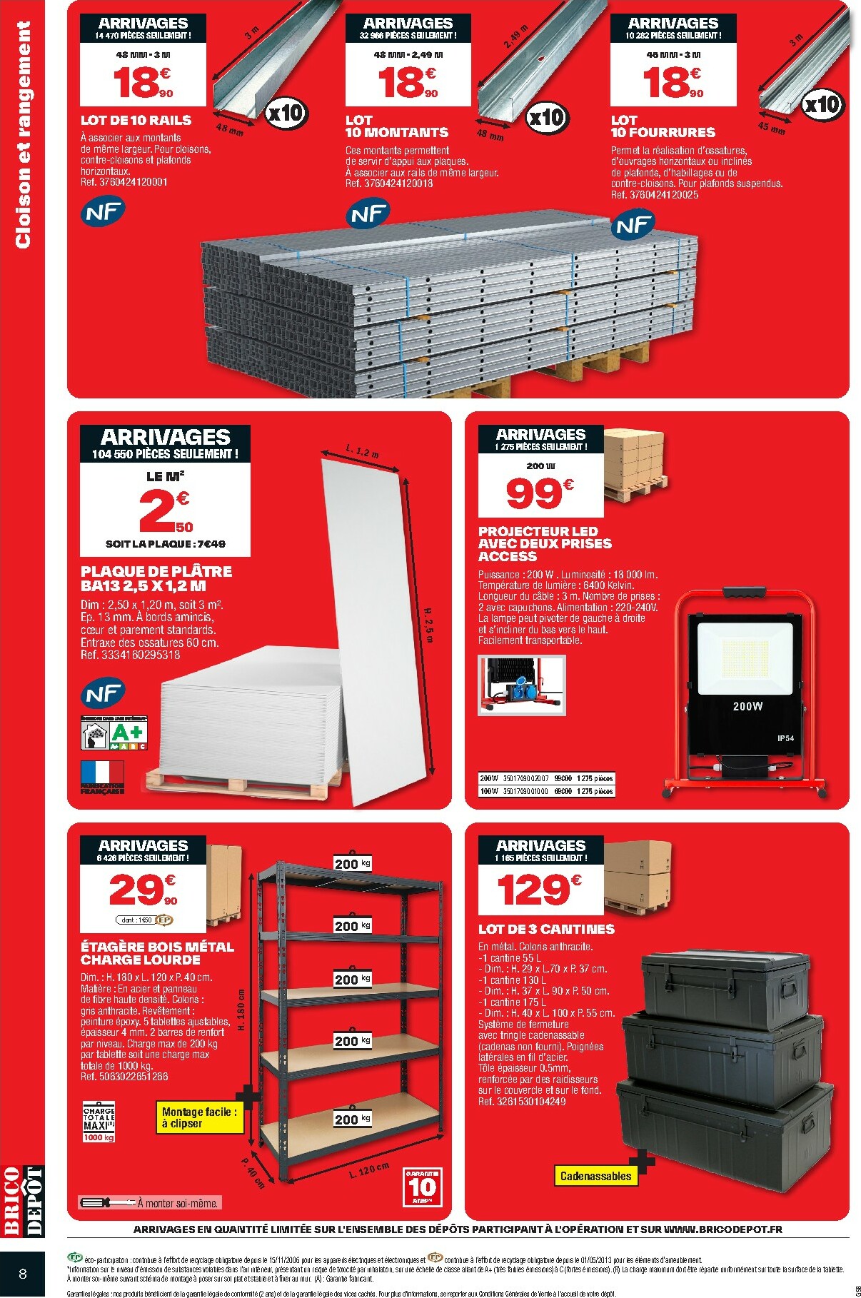 brico-depot - Catalogue Brico Dépôt valable du 28/11 au 25/12 - page: 8