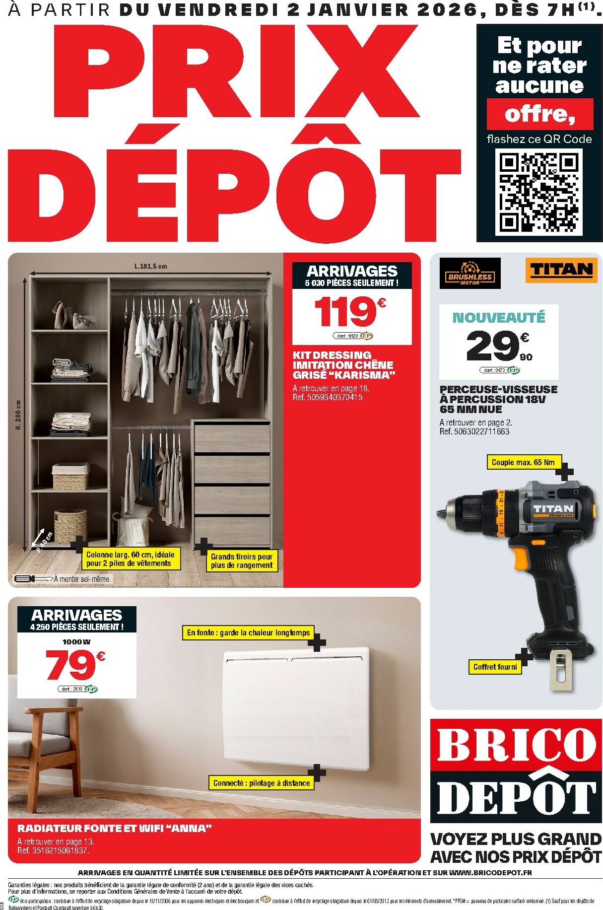 brico-depot - Catalogue Brico Dépôt valable du 02/01 au 30/01