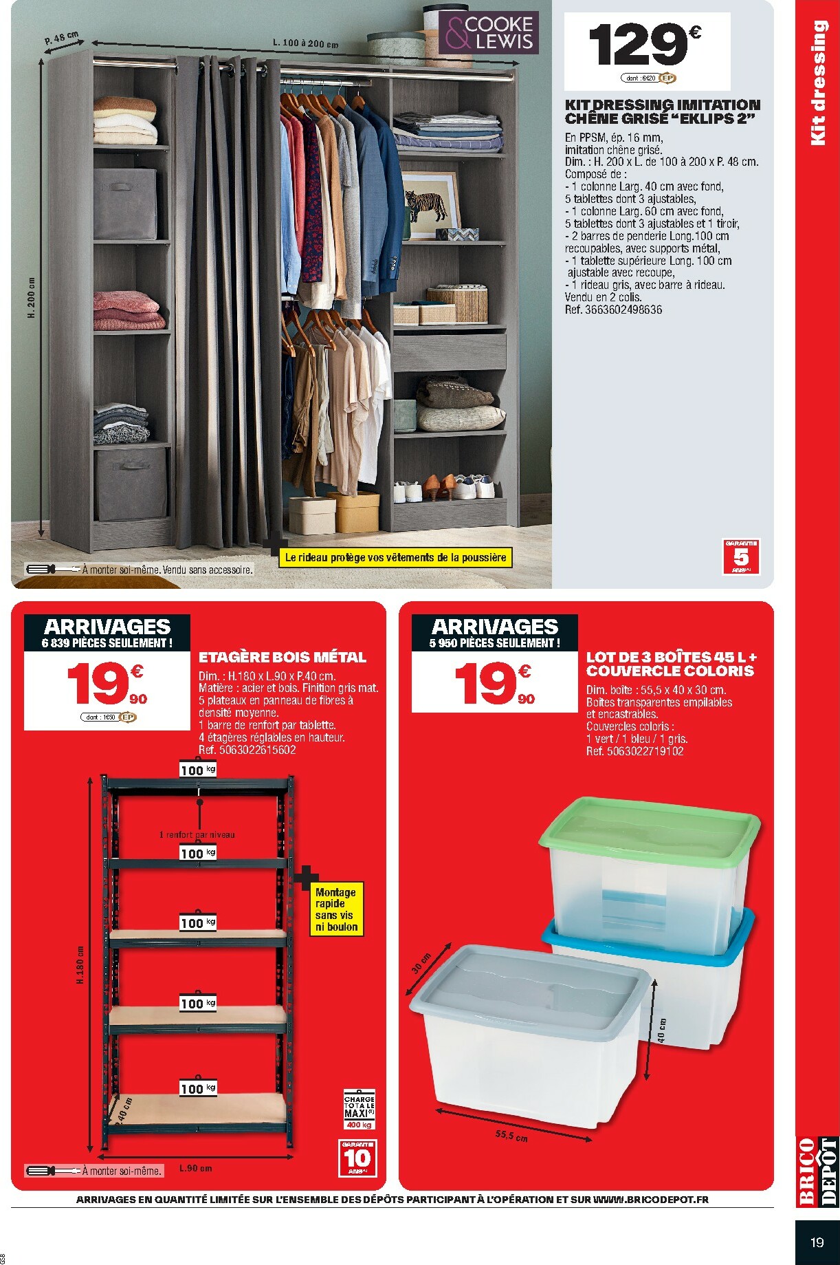 brico-depot - Catalogue Brico Dépôt valable du 02/01 au 30/01 - page: 19