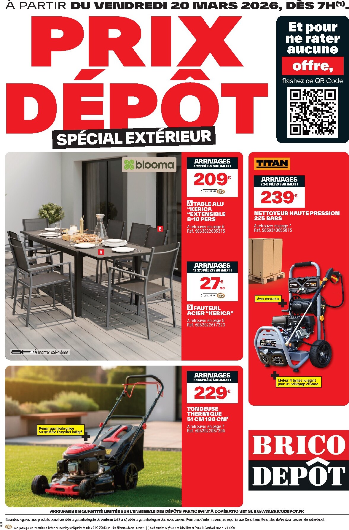 brico-depot - Catalogue Brico Dépôt valable du 20/03/2026 au 02/04/2026 - page: 1