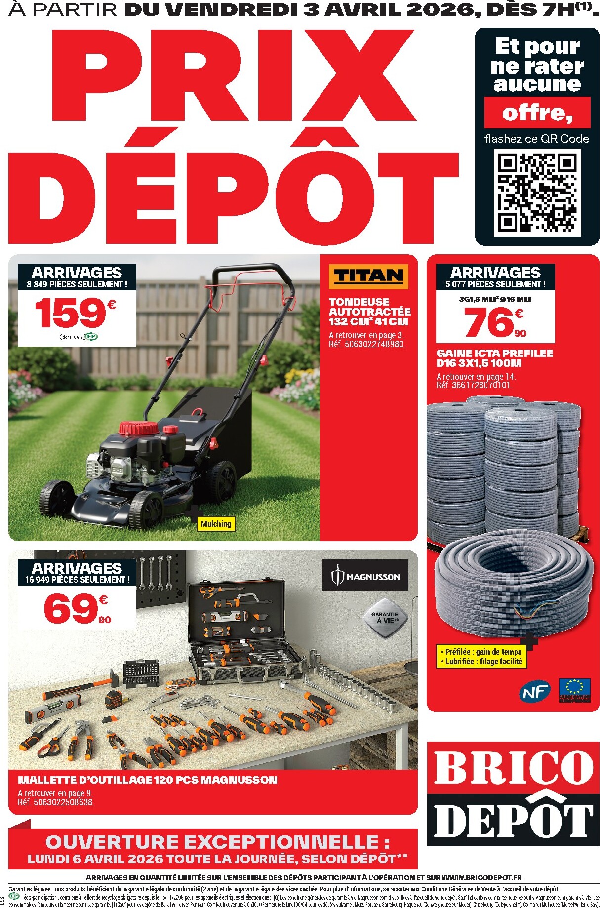 brico-depot - Current Brico Dépôt leaflet valid from du vendredi 03/04/2026 to de jeudi 16/04/2026