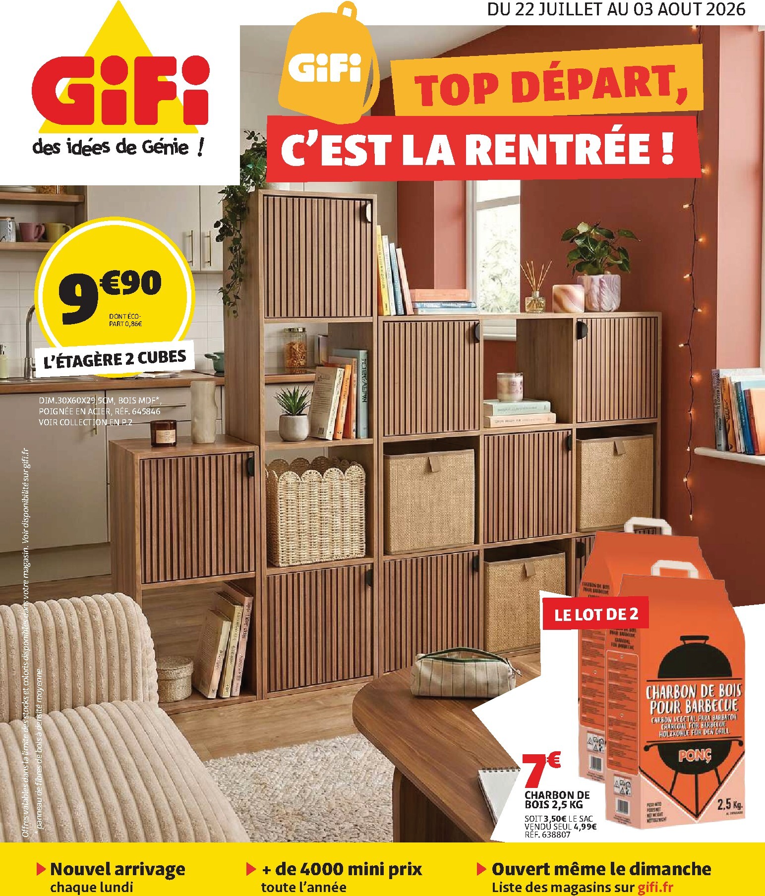 gifi - Prospectus Gifi valide du du mercredi 22/07/2026 au du lundi 03/08/2026