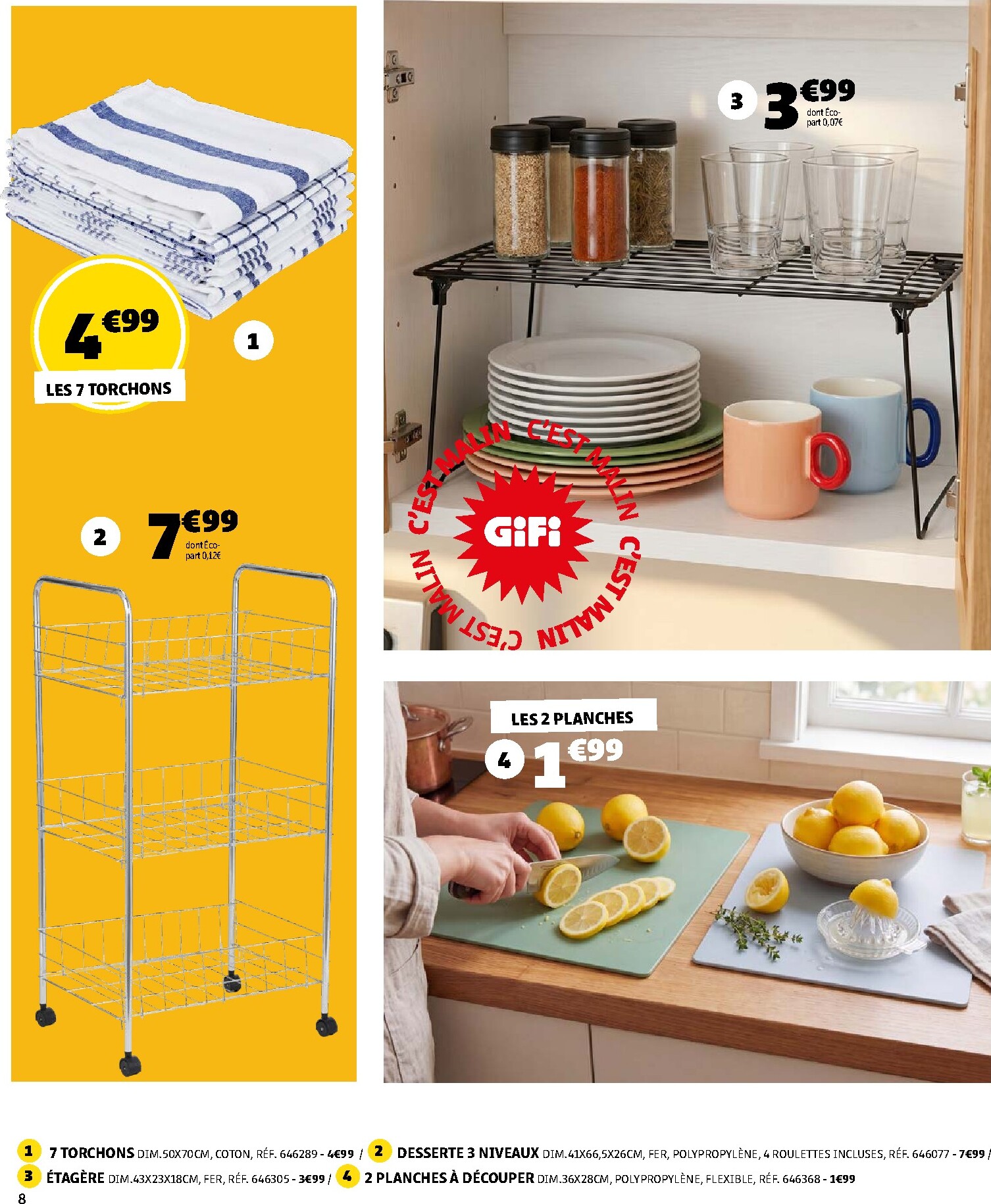 gifi - Current Gifi leaflet valid from du mercredi 22/07/2026 to du lundi 03/08/2026 - page: 8