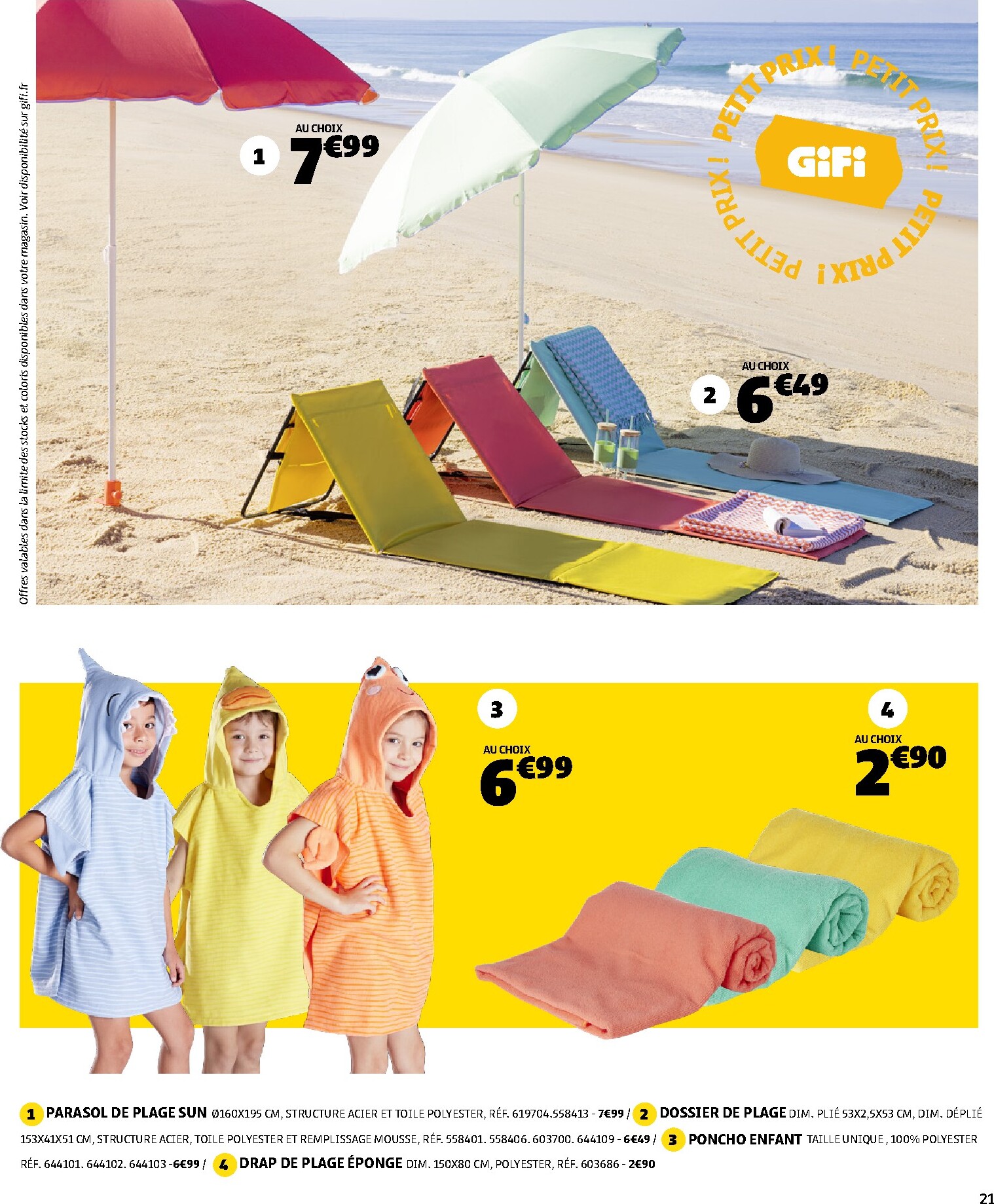 gifi - Current Gifi leaflet valid from du mercredi 22/07/2026 to du lundi 03/08/2026 - page: 21