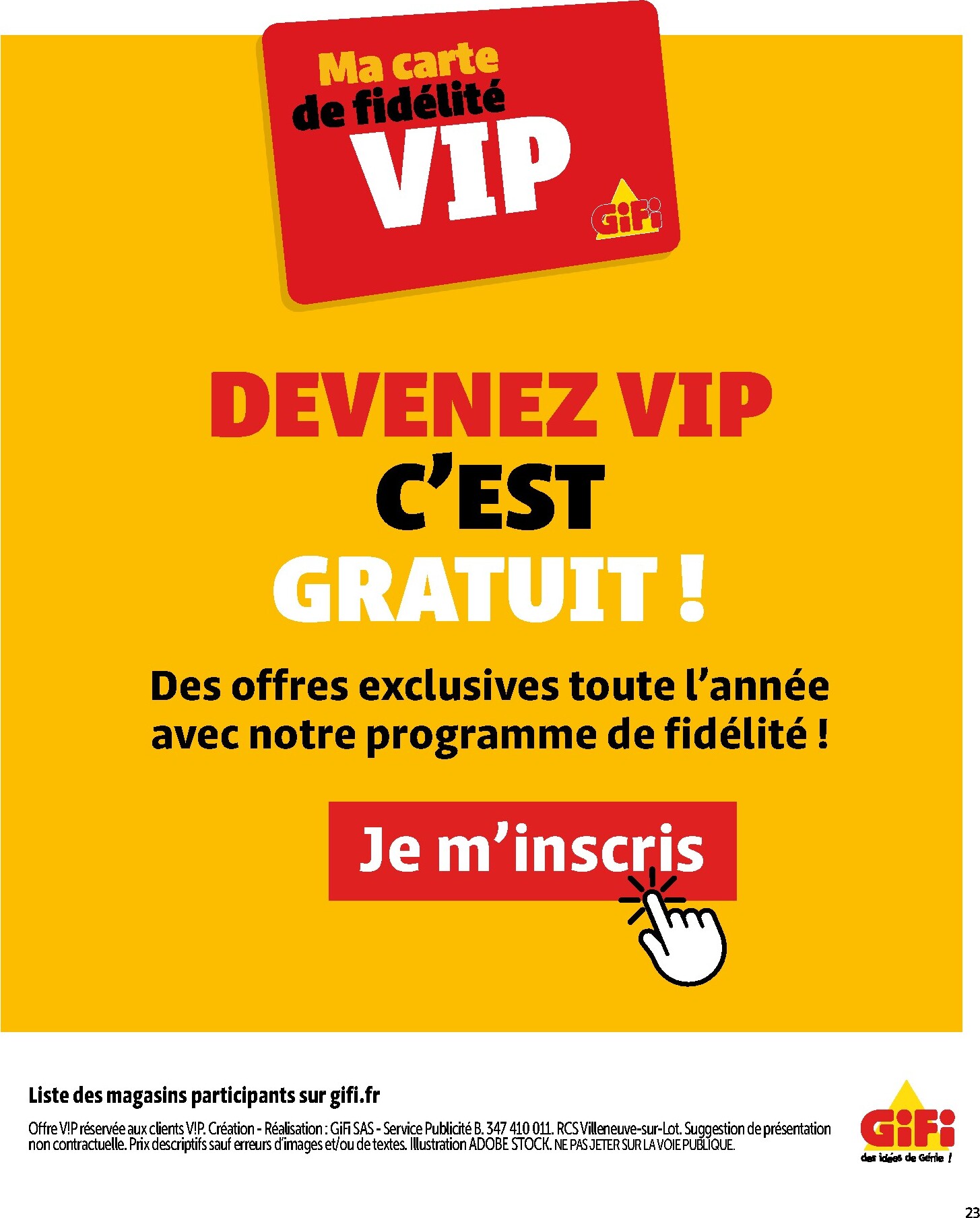 gifi - Current Gifi leaflet valid from du mercredi 22/07/2026 to du lundi 03/08/2026 - page: 23