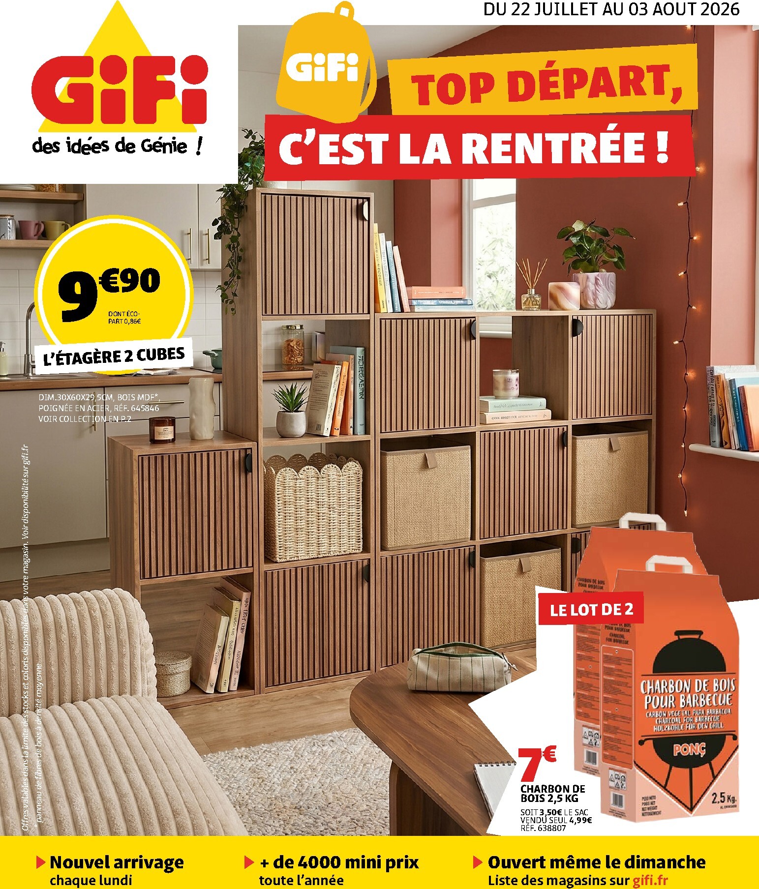 gifi - Current Gifi leaflet valid from du mercredi 22/07/2026 to du lundi 03/08/2026 - page: 1