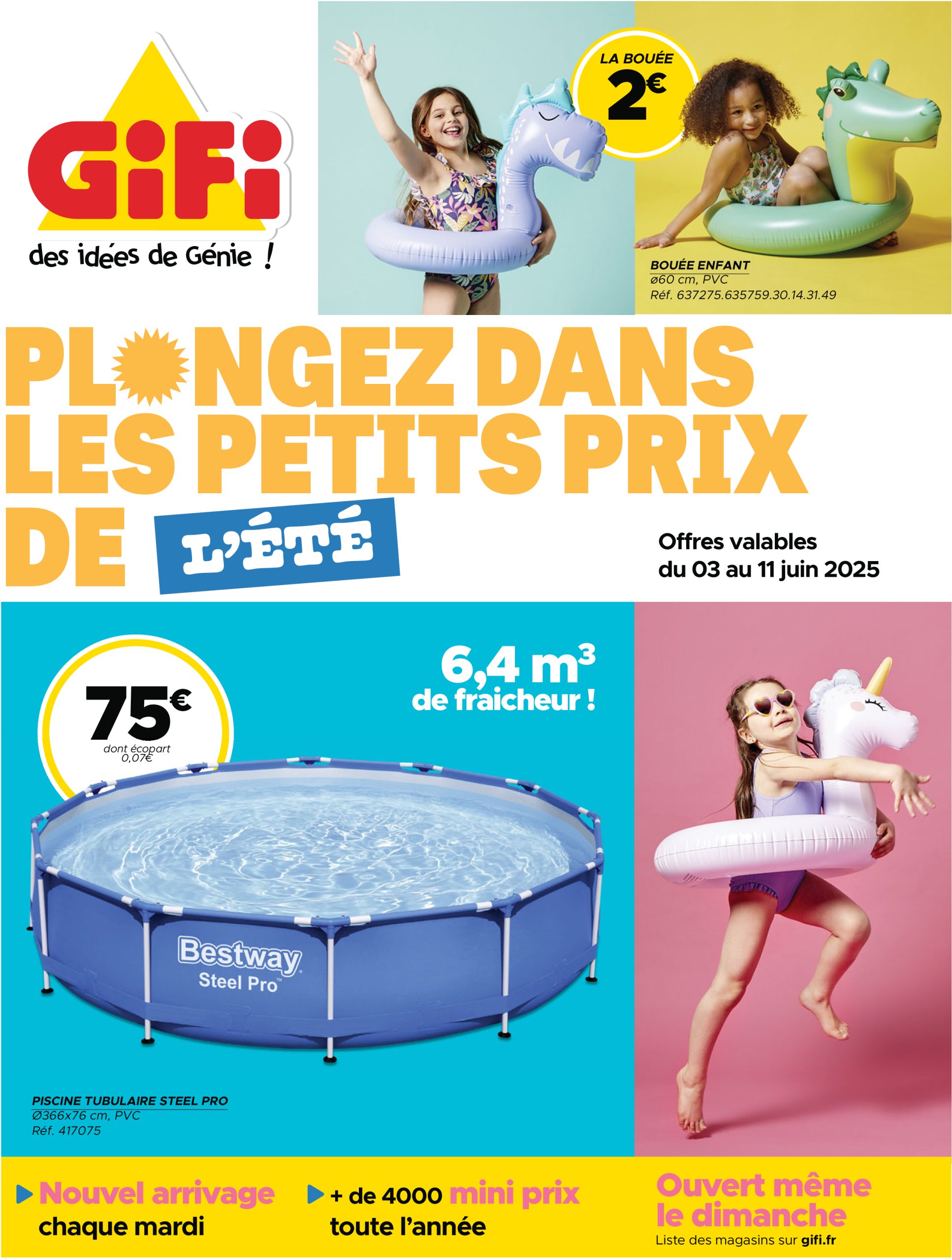 gifi - Catalogue Gifi valable dès 03/06 - 11/06