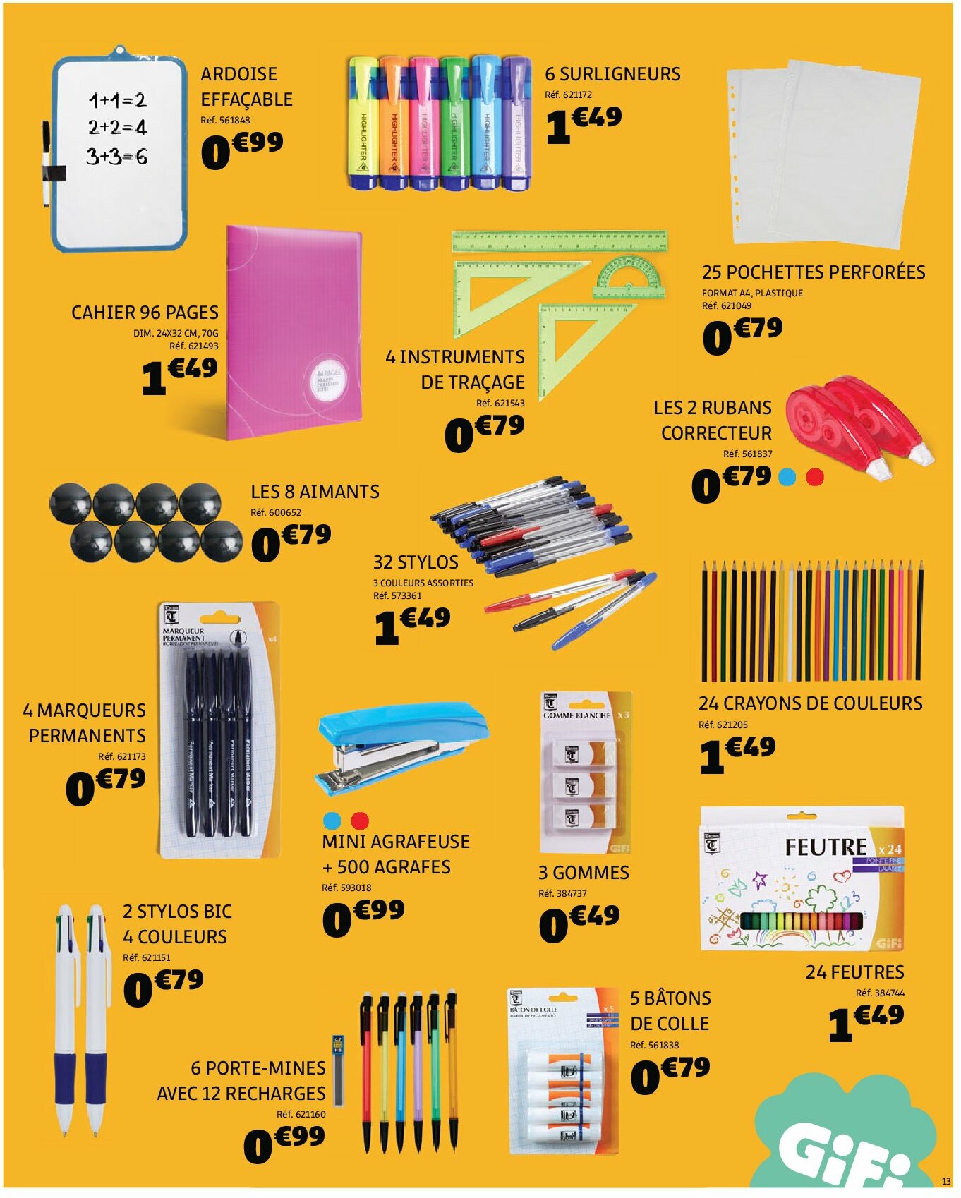gifi - Catalogue Gifi valable du 19/08 au 27/08 - page: 13