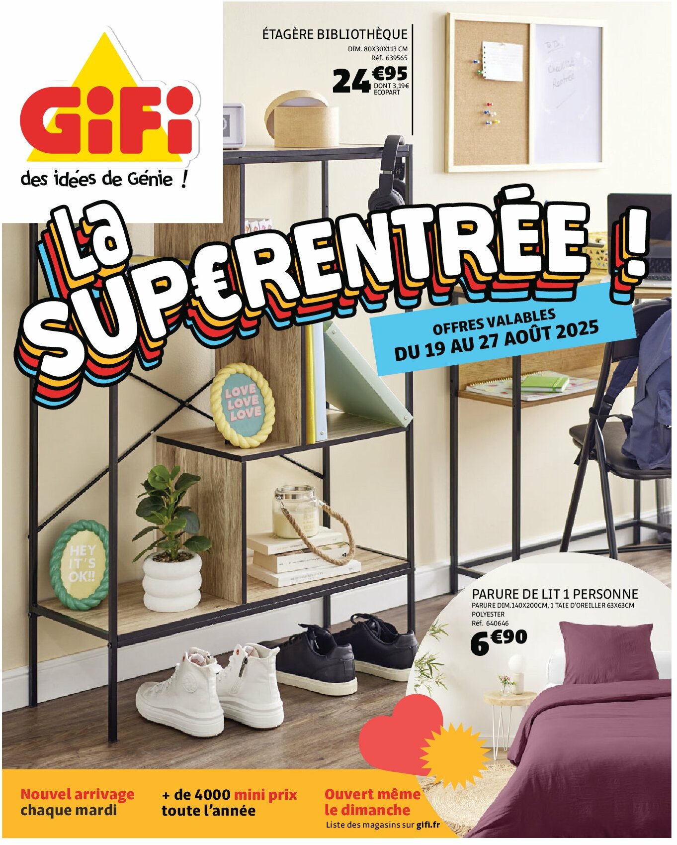 gifi - Catalogue Gifi valable du 19/08 au 27/08