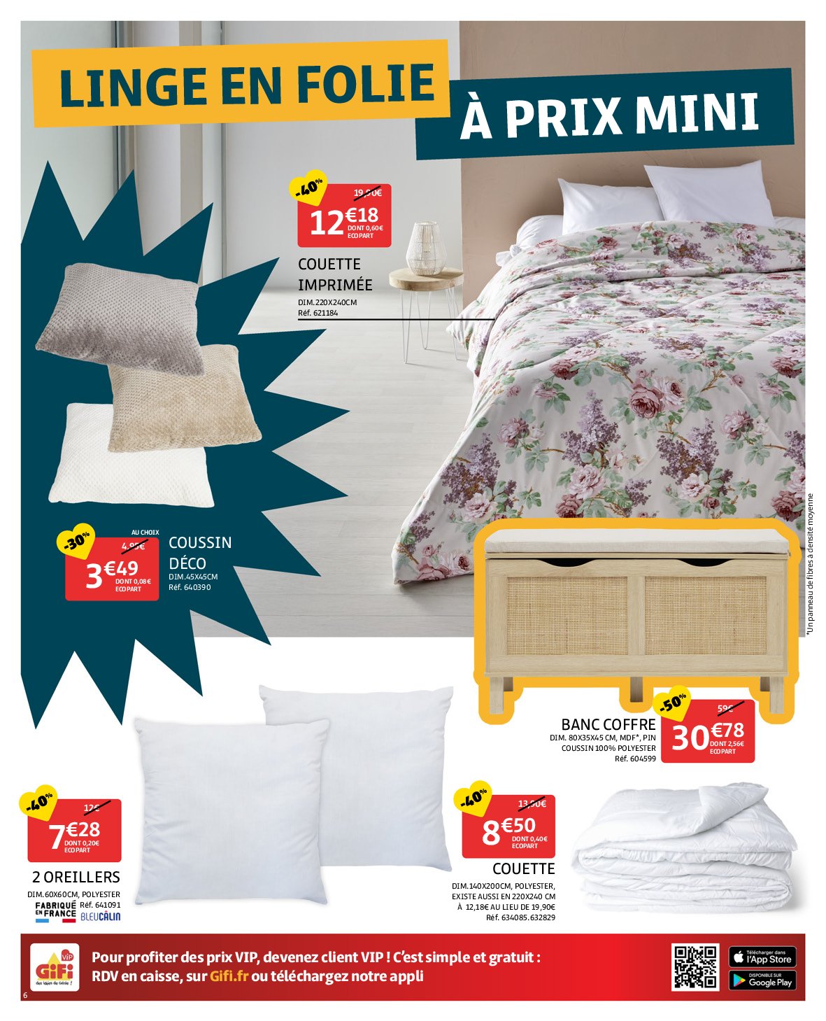 gifi - Catalogue Gifi valable du 02/09 au 22/09 - page: 6