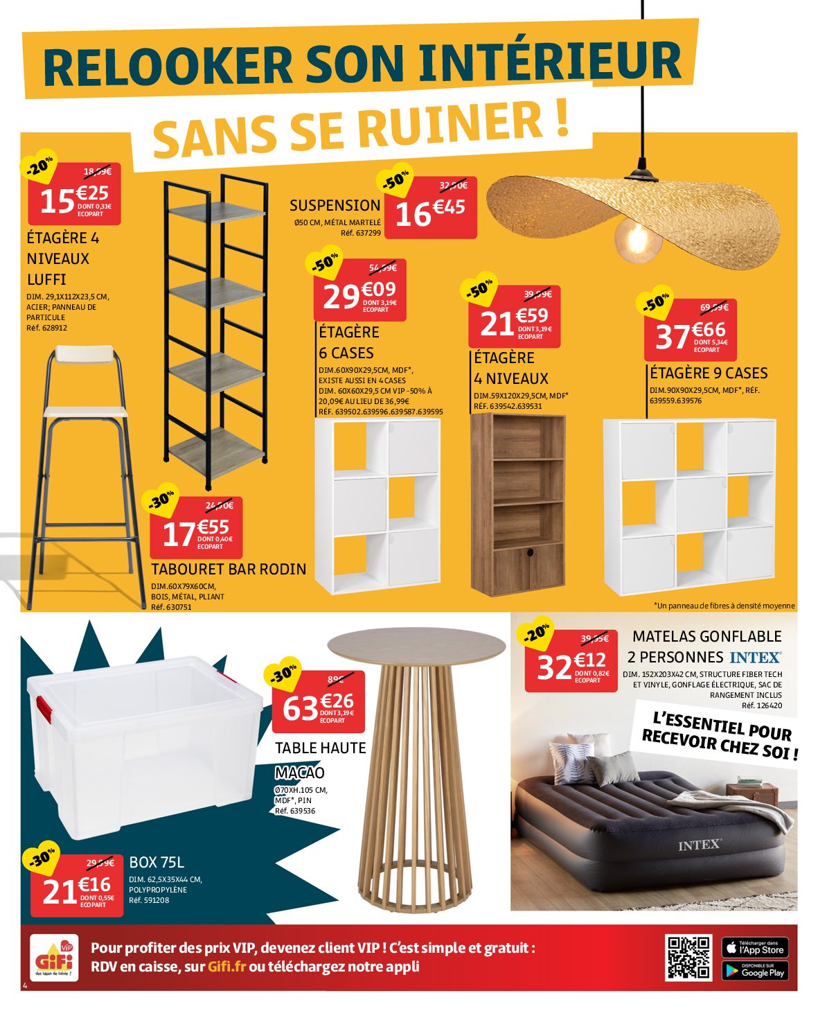 gifi - Catalogue Gifi valable du 02/09 au 22/09 - page: 4