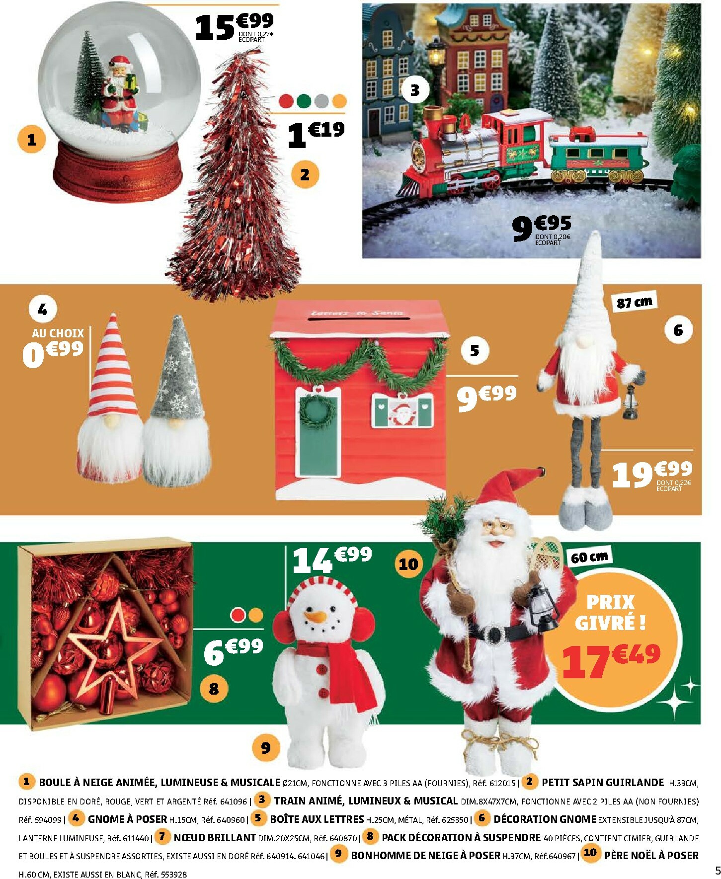 gifi - Catalogue Gifi - La magie de Noël valable du 04/11 au 12/11 - page: 5