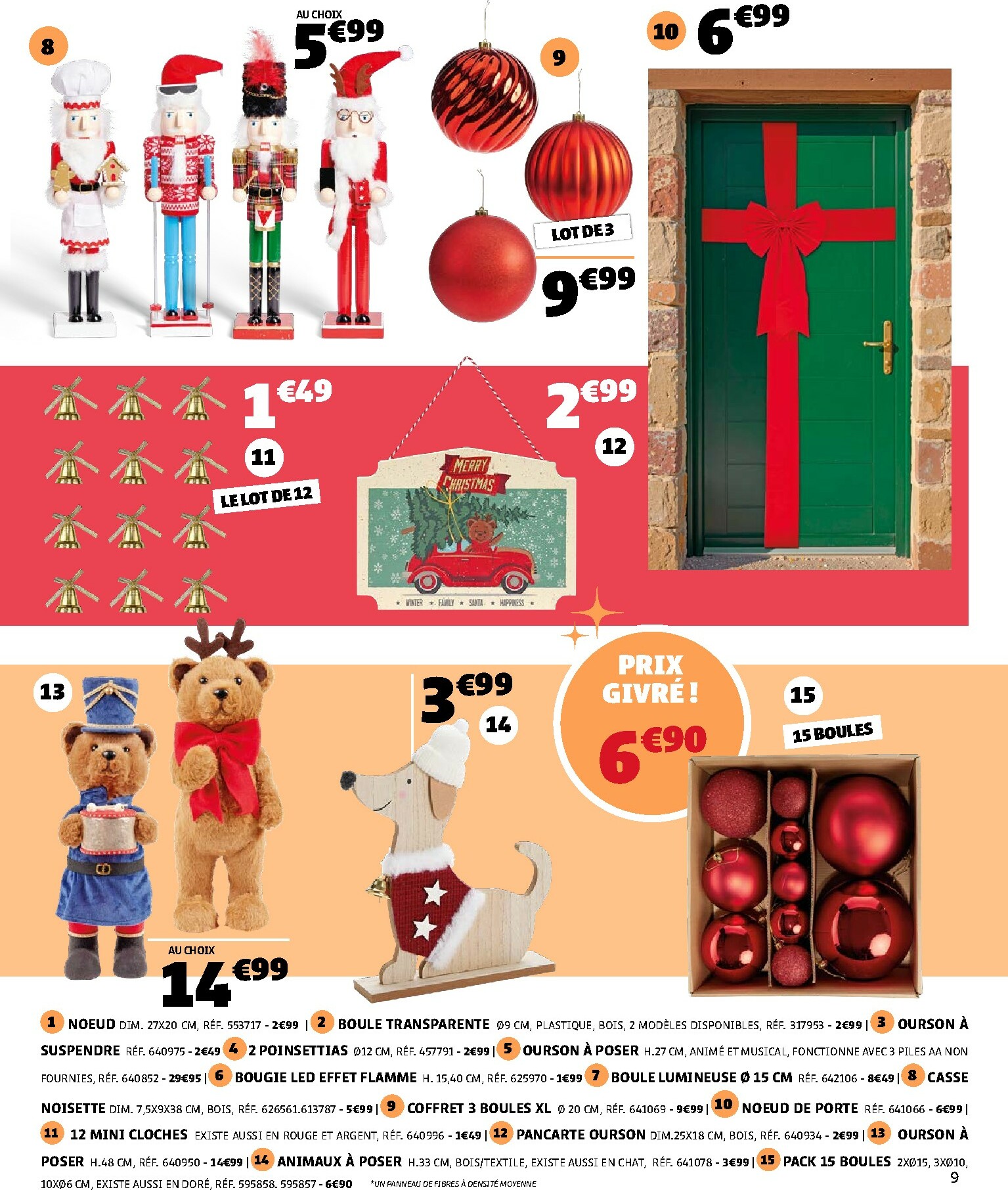 gifi - Catalogue Gifi - Déco spécial Noël valable du 18/11 au 30/12 - page: 9