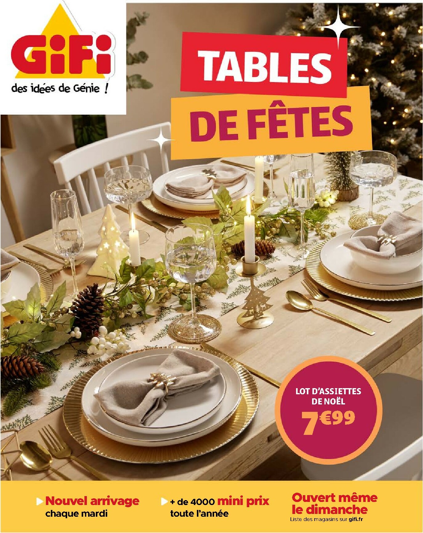 gifi - Catalogue Gifi - Tables de fêtes valable du 18/11 au 30/12