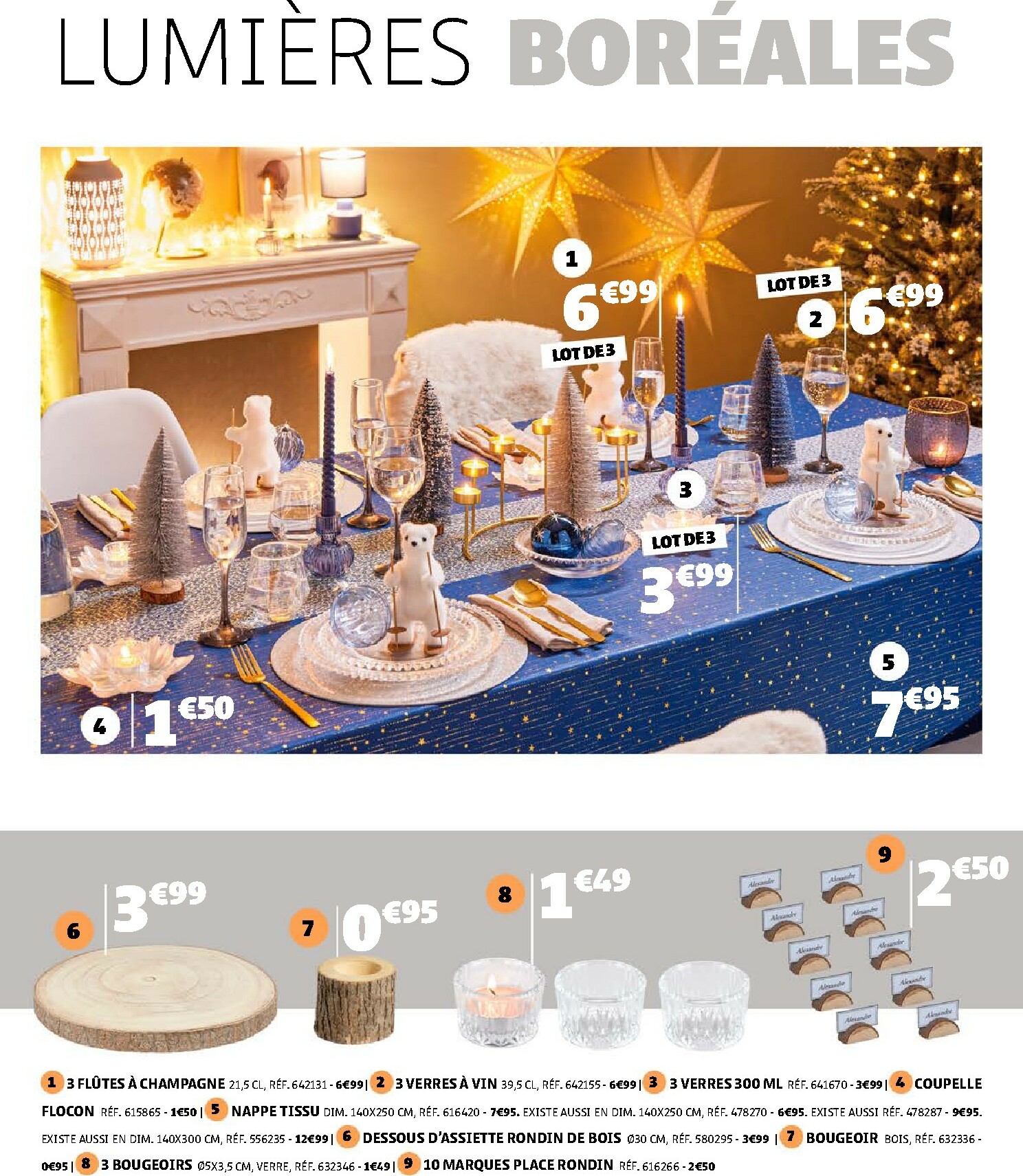 gifi - Catalogue Gifi - Tables de fêtes valable du 18/11 au 30/12 - page: 6
