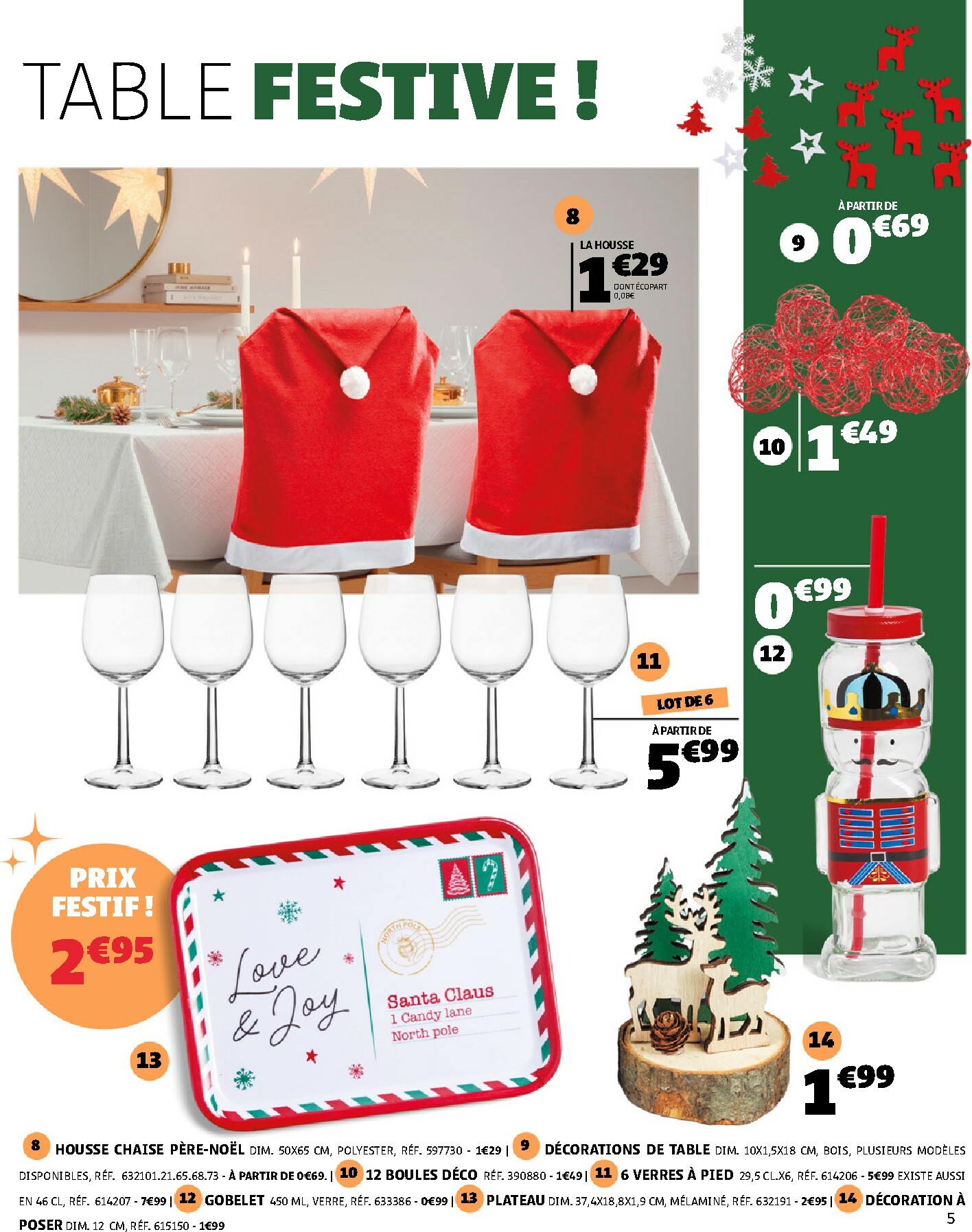 gifi - Catalogue Gifi - Tables en fête valable du 16/12 au 24/12 - page: 5