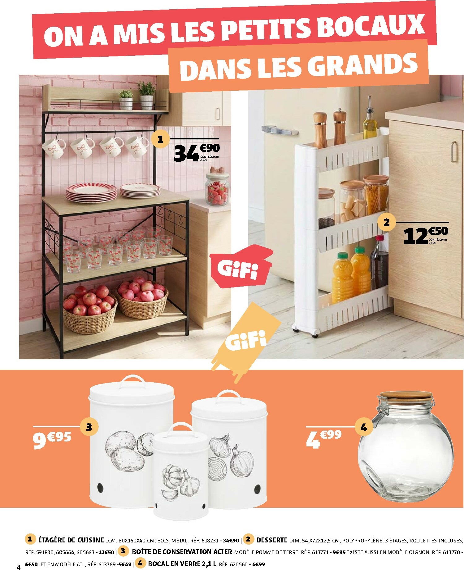 gifi - Catalogue Gifi valable du 20/01 au 28/01 - page: 4