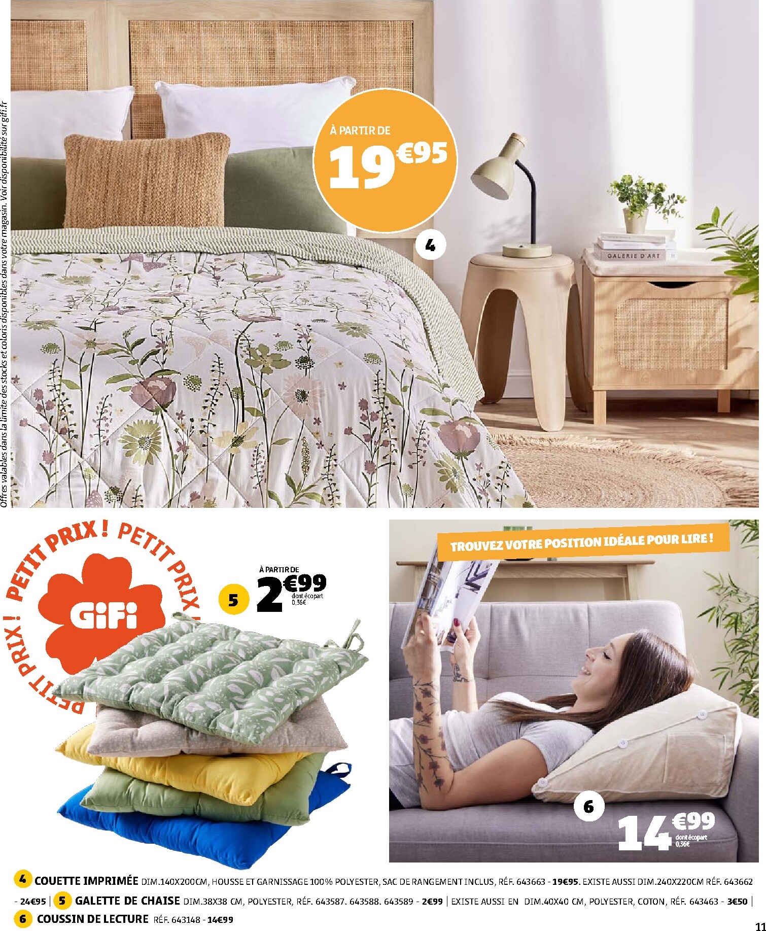 gifi - Catalogue Gifi - Cap sur la douceur de vivre ! valable du 24/02/2026 au 04/03/2026 - page: 11
