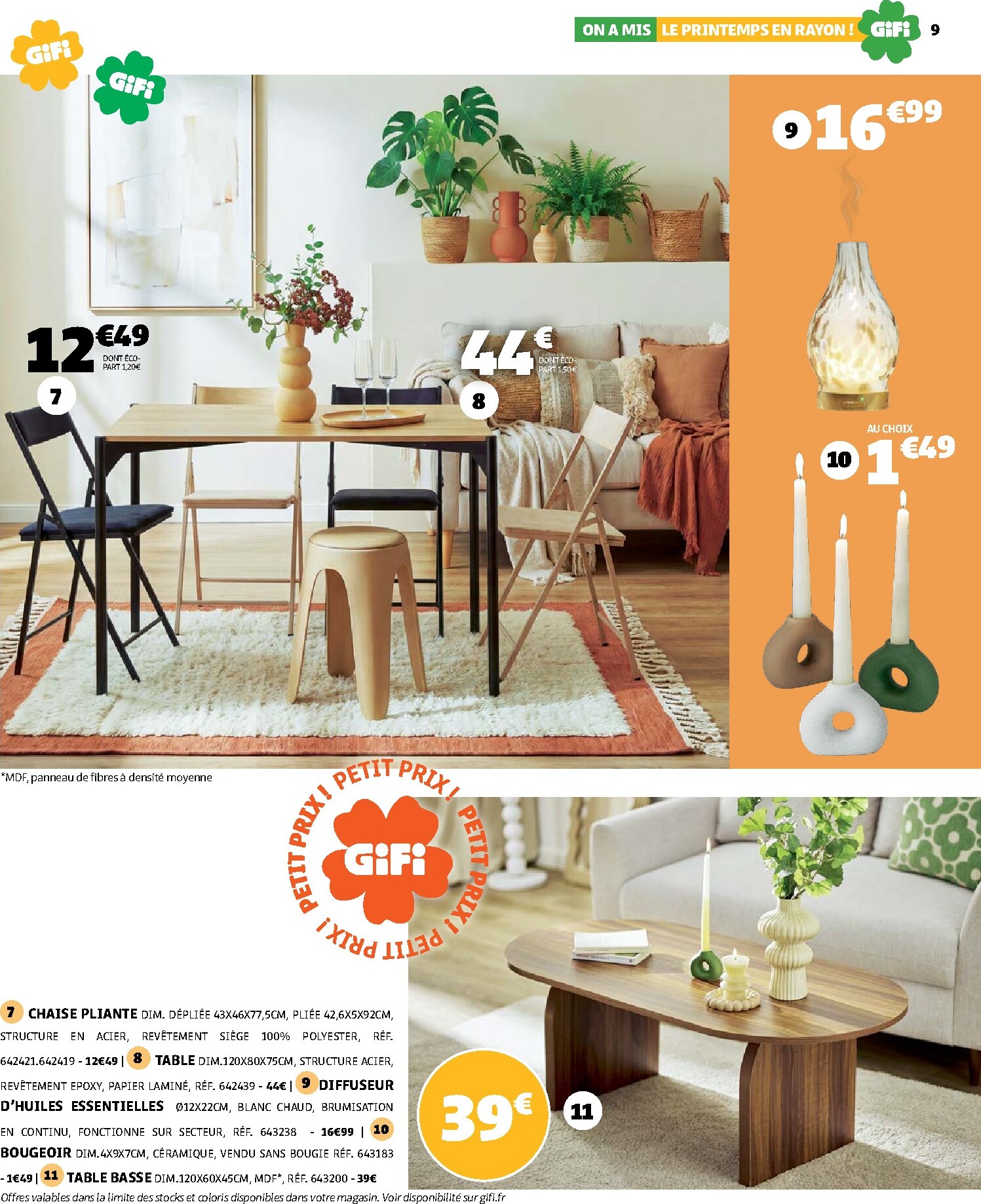 gifi - Catalogue Gifi - On a mis le printemps en rayon ! valable du 10/03/2026 au 30/03/2026 - page: 9