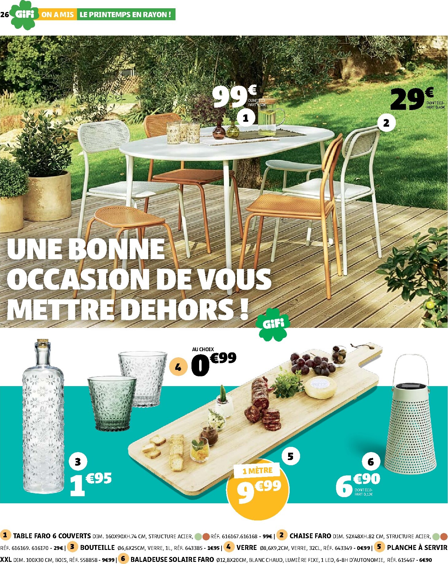 gifi - Catalogue Gifi - On a mis le printemps en rayon ! valable du 10/03/2026 au 30/03/2026 - page: 26