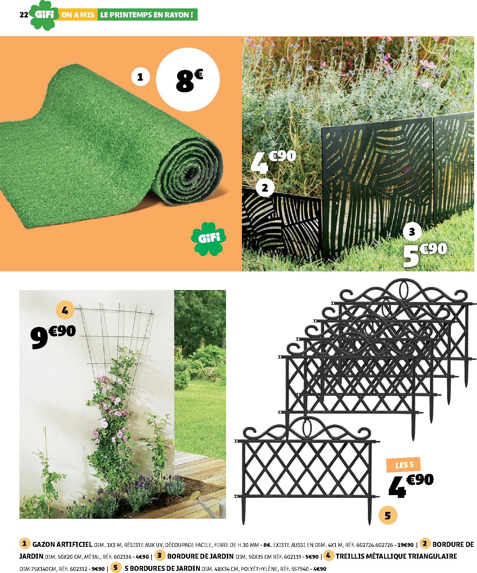 gifi - Catalogue Gifi - On a mis le printemps en rayon ! valable du 10/03/2026 au 30/03/2026 - page: 22