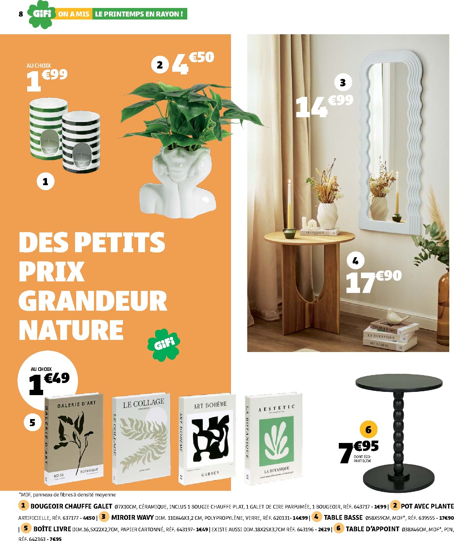 gifi - Catalogue Gifi - On a mis le printemps en rayon ! valable du 10/03/2026 au 30/03/2026 - page: 8