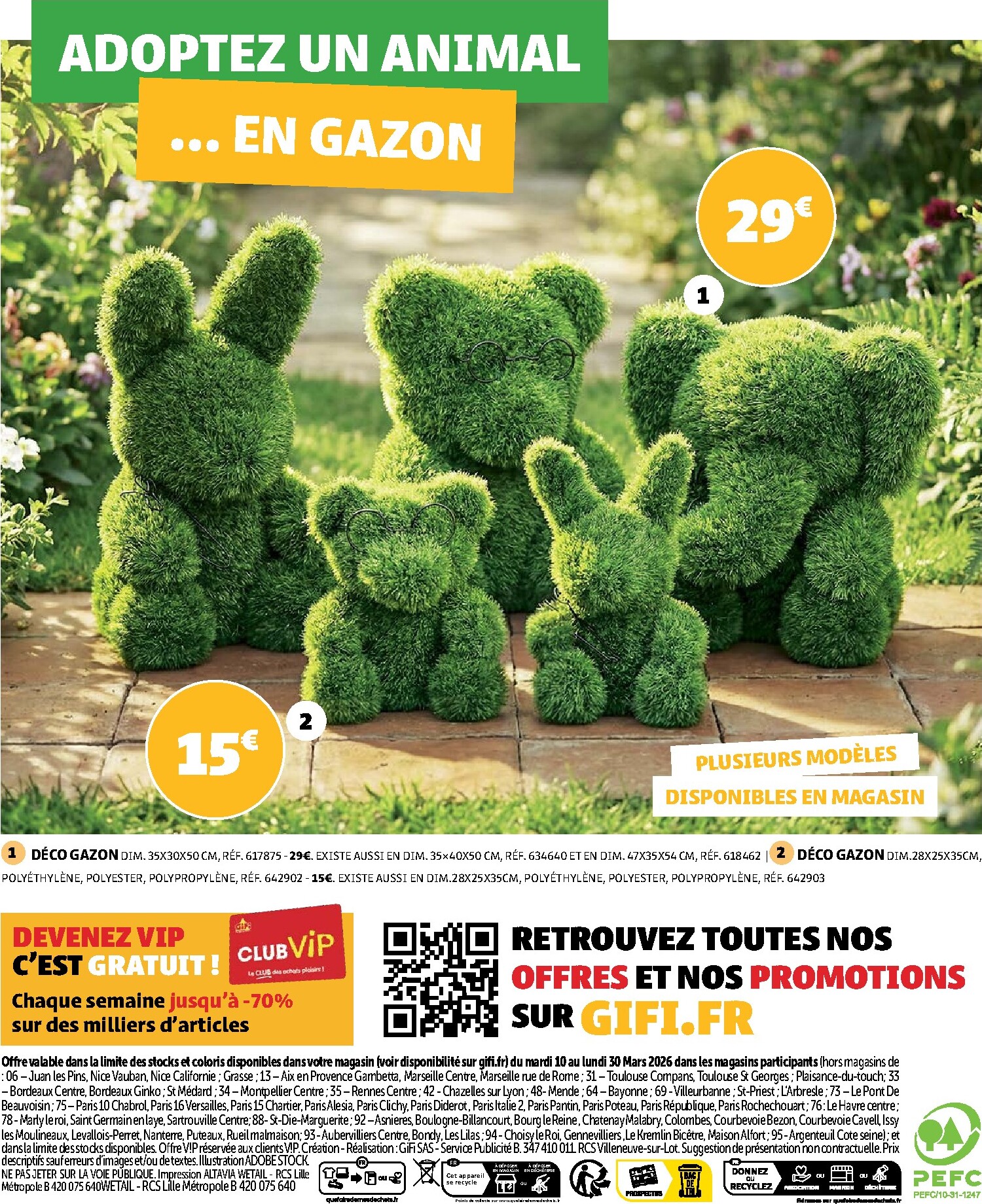 gifi - Catalogue Gifi - On a mis le printemps en rayon ! valable du 10/03/2026 au 30/03/2026 - page: 40