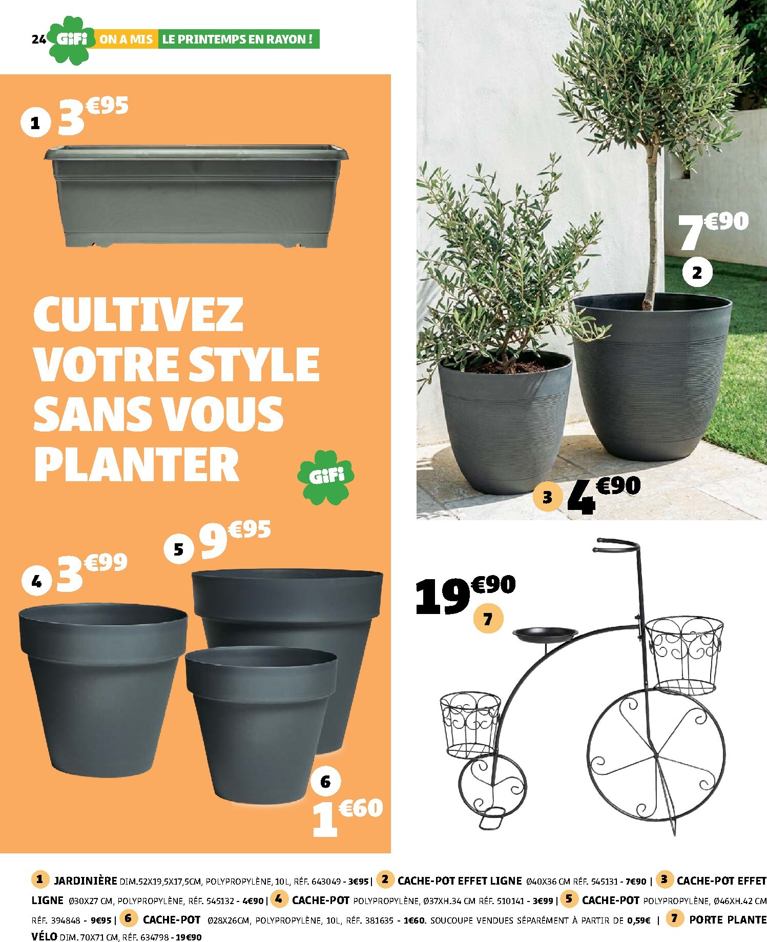 gifi - Catalogue Gifi - On a mis le printemps en rayon ! valable du 10/03/2026 au 30/03/2026 - page: 24