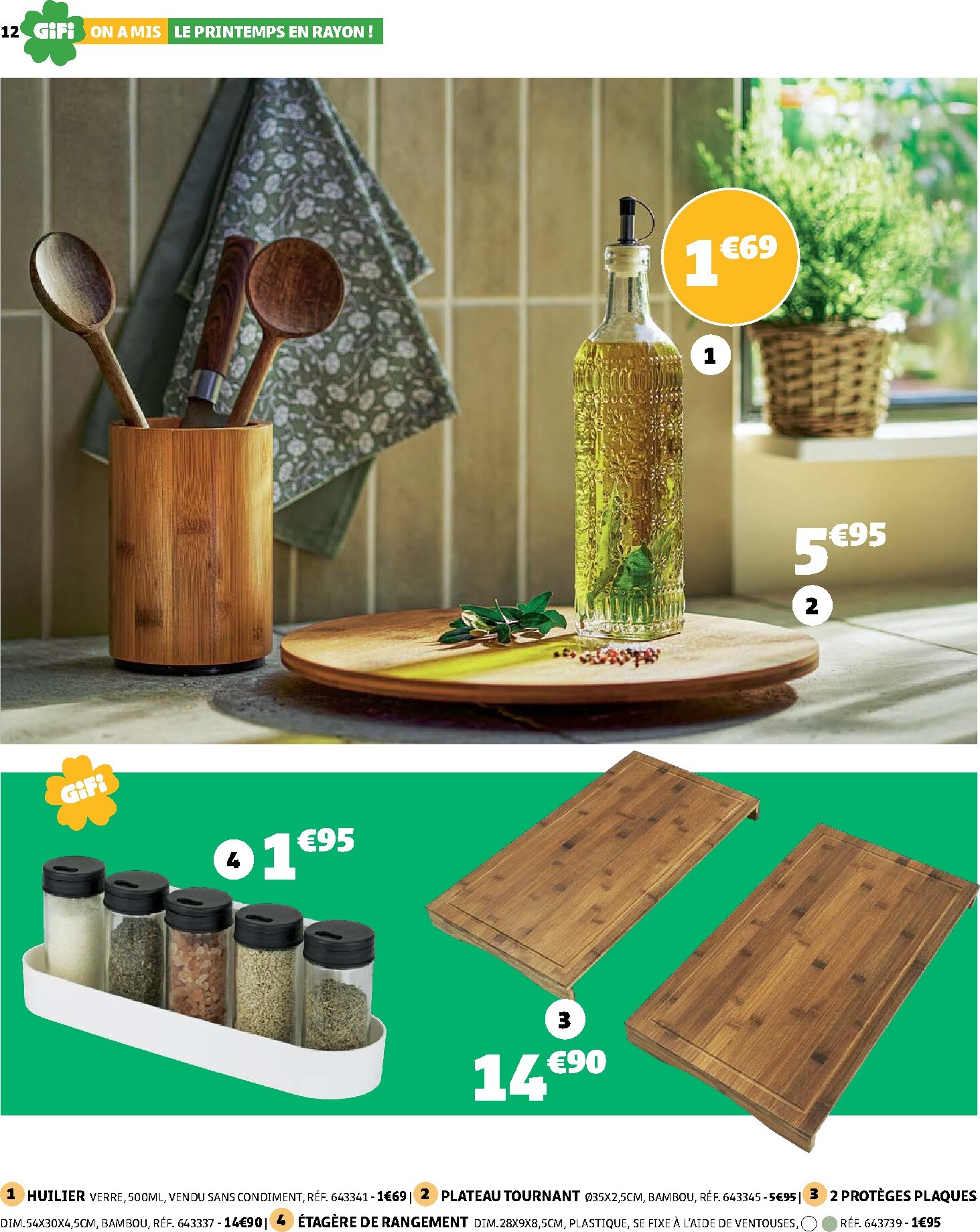 gifi - Catalogue Gifi - On a mis le printemps en rayon ! valable du 10/03/2026 au 30/03/2026 - page: 12