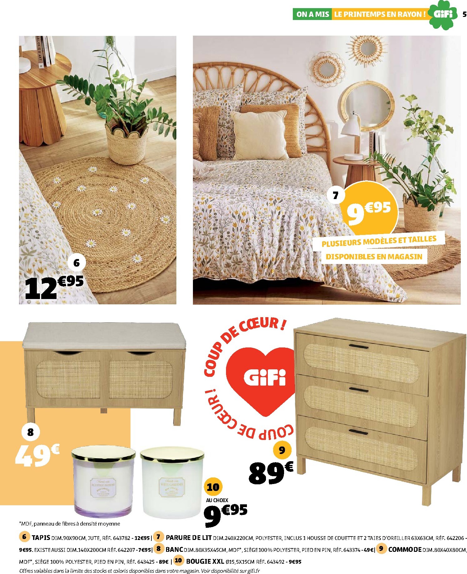 gifi - Catalogue Gifi - On a mis le printemps en rayon ! valable du 10/03/2026 au 30/03/2026 - page: 5