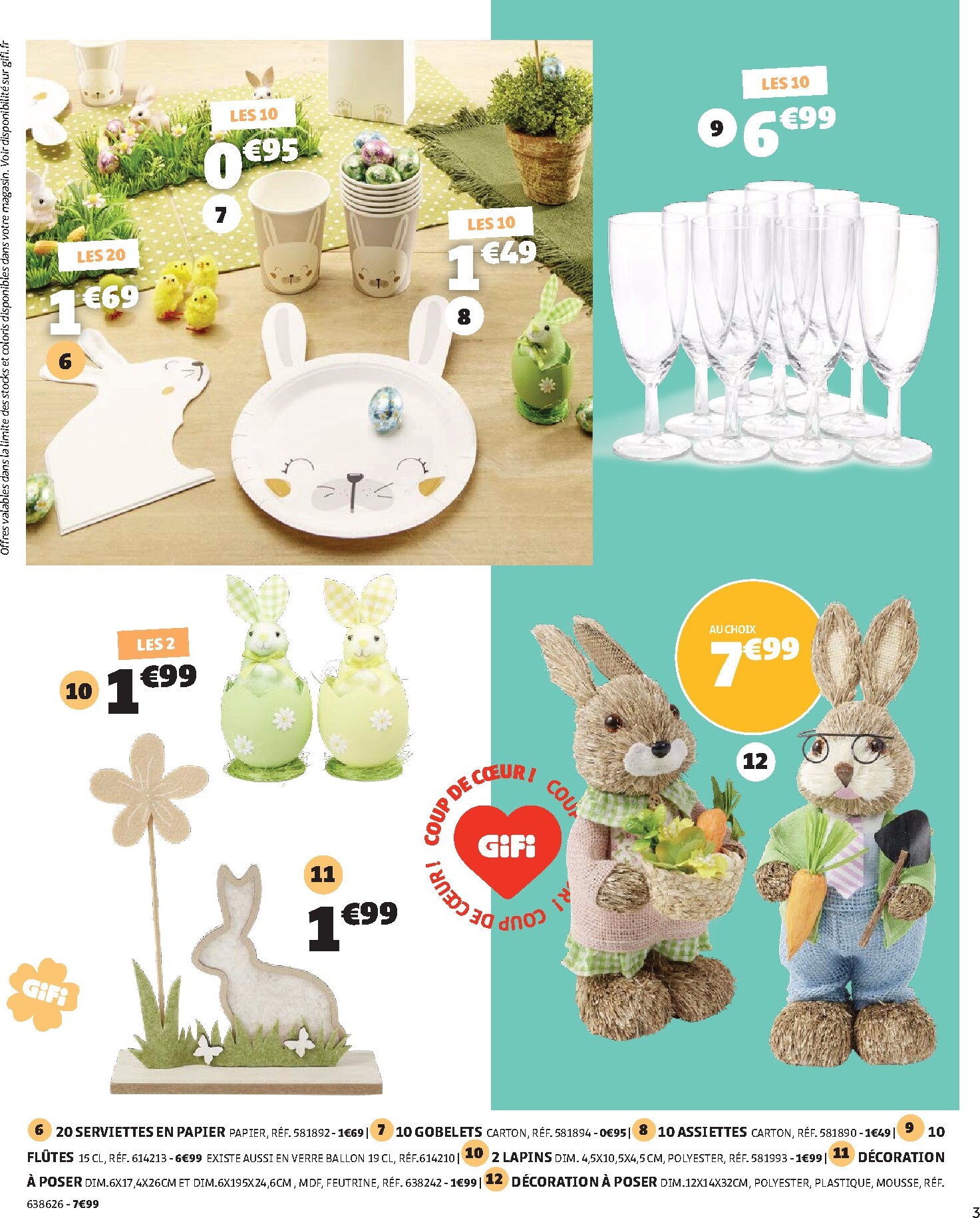gifi - Catalogue Gifi - Le printemps des bonnes affaires valable du 24/03/2026 au 06/04/2026 - page: 3