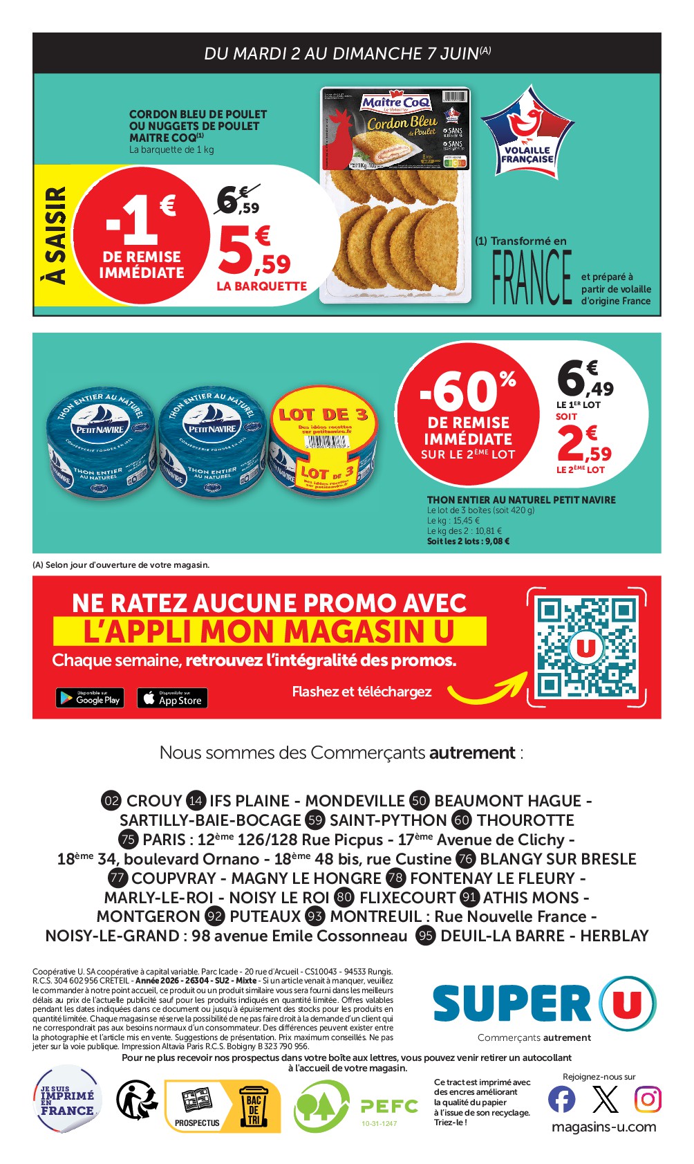 super-u - Prospectus Super U valide du du mardi 02/06/2026 au du dimanche 14/06/2026 - page: 32
