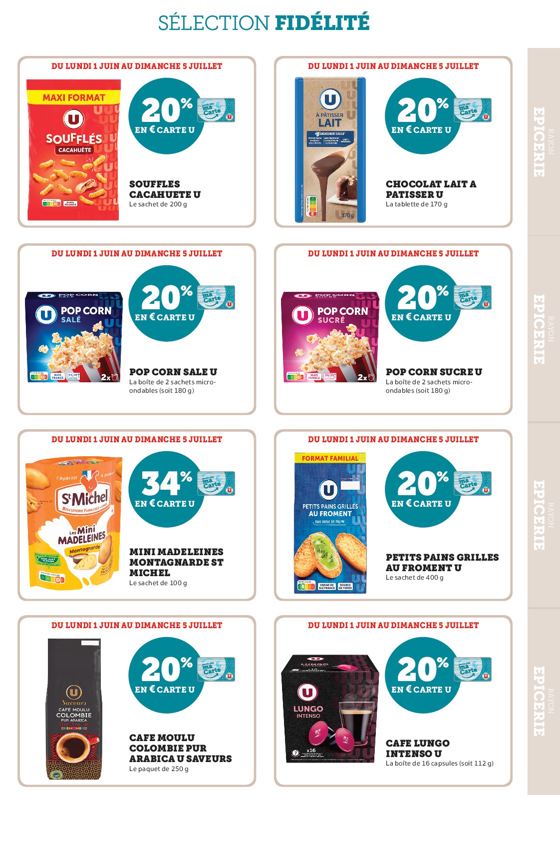 super-u - Current Super U - Ma Sélection Carte U leaflet valid from du lundi 01/06/2026 to du dimanche 05/07/2026 - page: 17