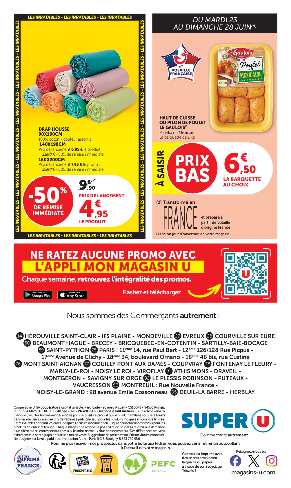 super-u - Flyer Super U pour la semaine prochaine du du mardi 23/06/2026 au du dimanche 05/07/2026 - page: 32