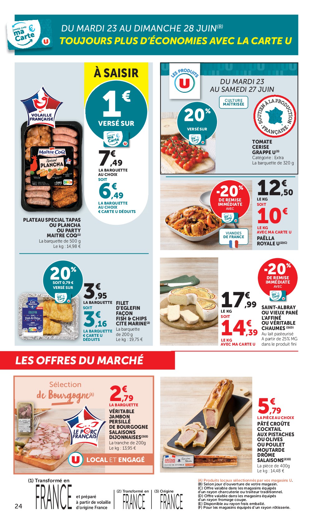 super-u - Flyer Super U pour la semaine prochaine du du mardi 23/06/2026 au du dimanche 05/07/2026 - page: 24