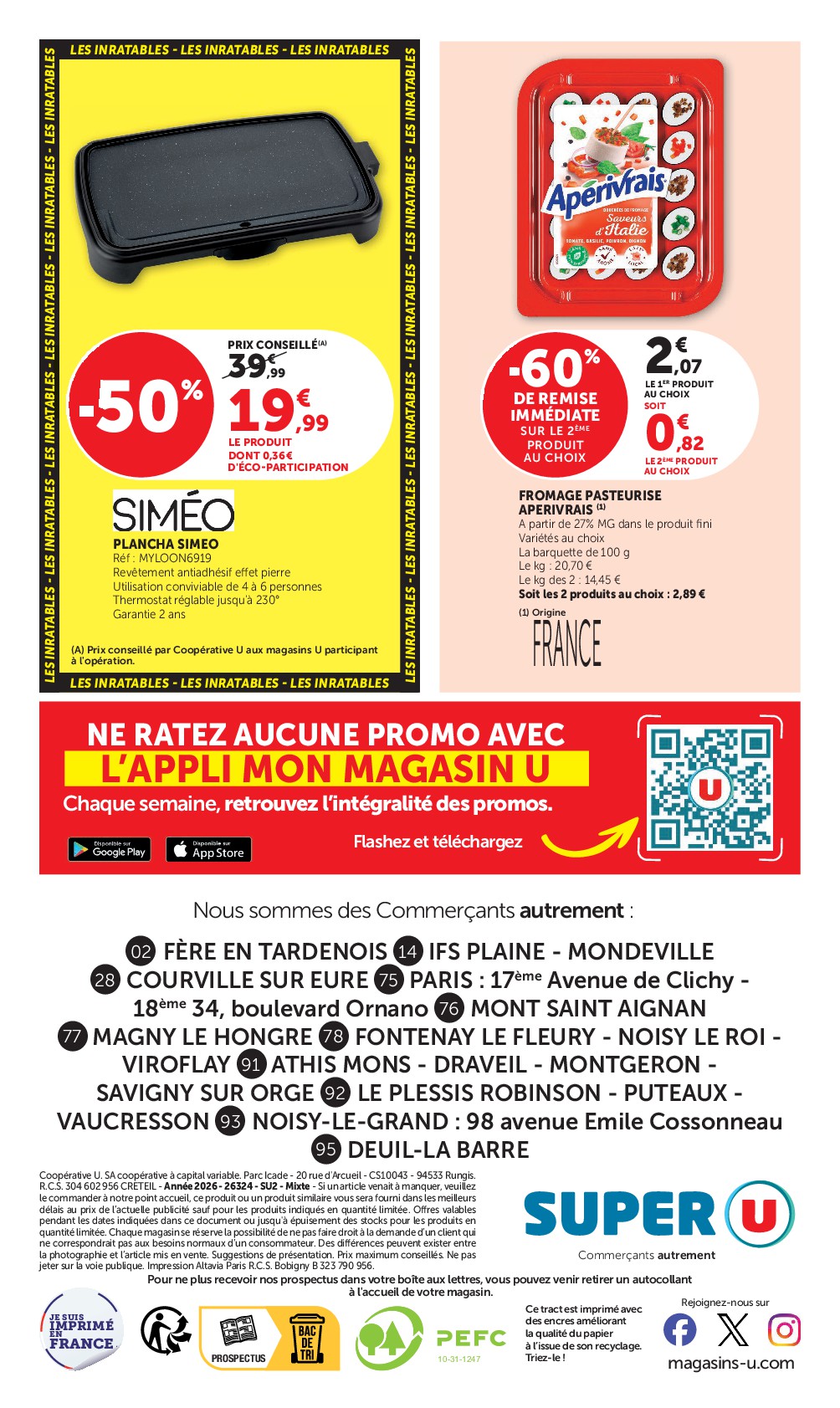 super-u - Prospectus Super U valide du du mardi 30/06/2026 au du dimanche 12/07/2026 - page: 28