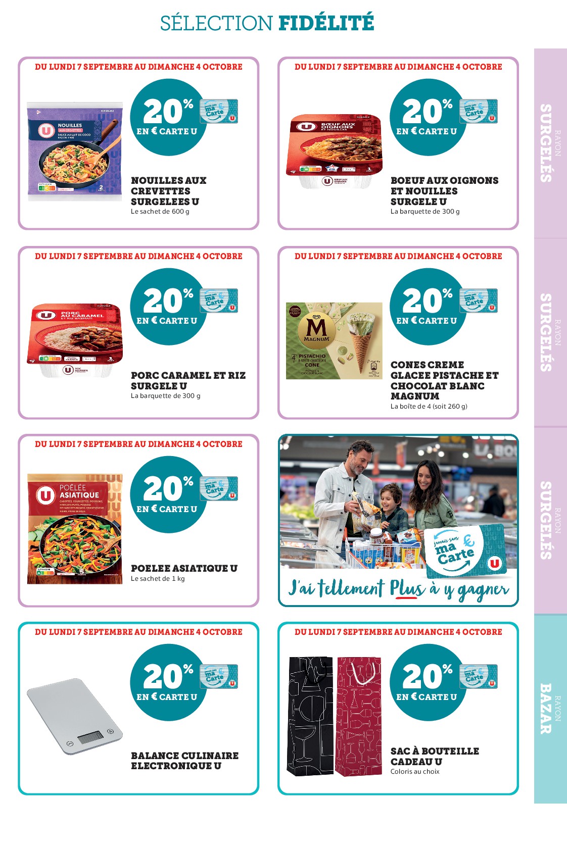 super-u - Current Super U - Ma sélection Carte U Septembre leaflet valid from du lundi 07/09/2026 to du dimanche 04/10/2026 - page: 41