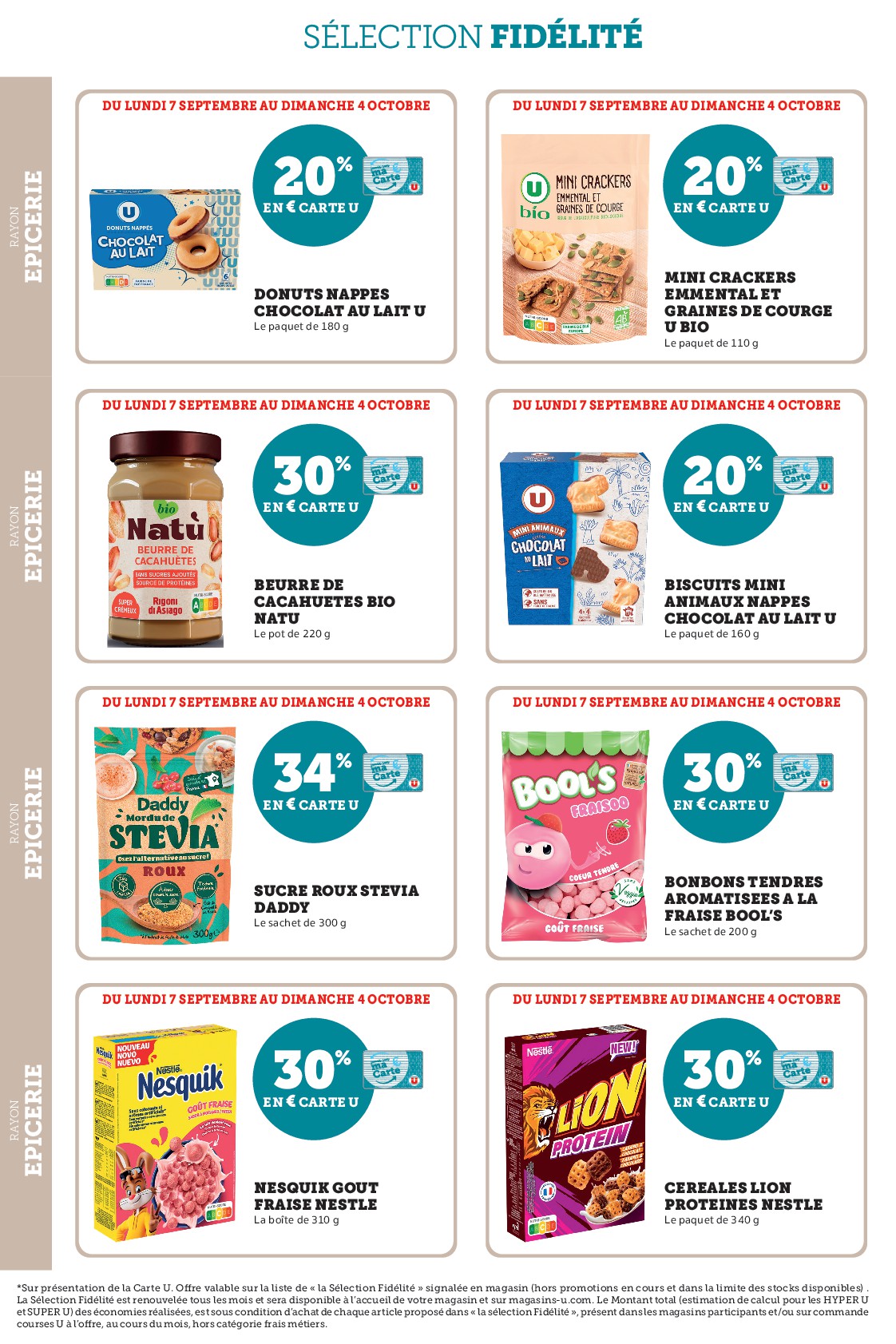 super-u - Current Super U - Ma sélection Carte U Septembre leaflet valid from du lundi 07/09/2026 to du dimanche 04/10/2026 - page: 24