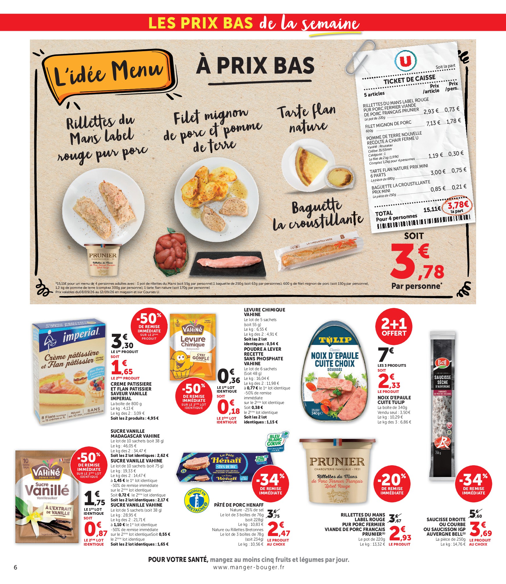 super-u - Prospectus Super U - Express valide du du mardi 08/09/2026 au du dimanche 13/09/2026 - page: 6