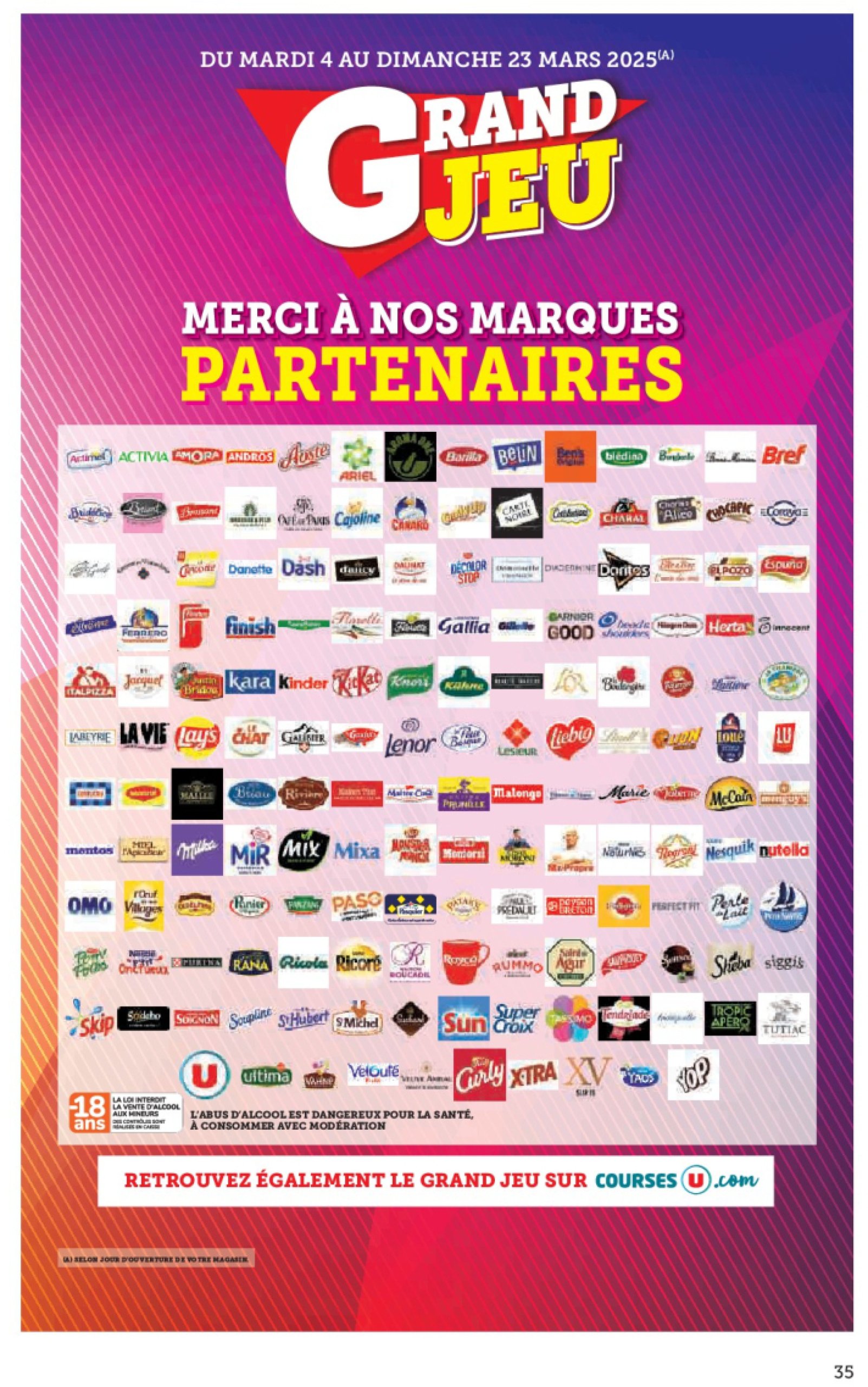 super-u - Catalogue Hyper U - Quinzaine des prix ultra bas valable dès 04/03 - 16/03 - page: 35