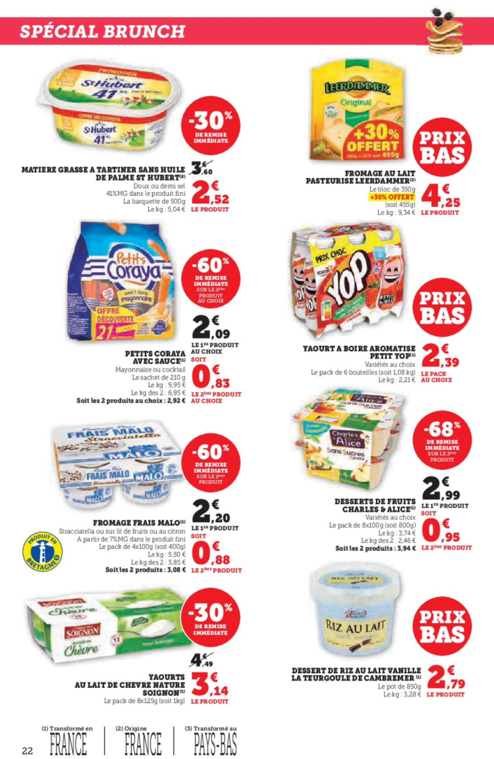 super-u - Catalogue Hyper U - Spécial cuisine traditionnelle à prix bas ! valable dès 29/04 - 11/05 - page: 22