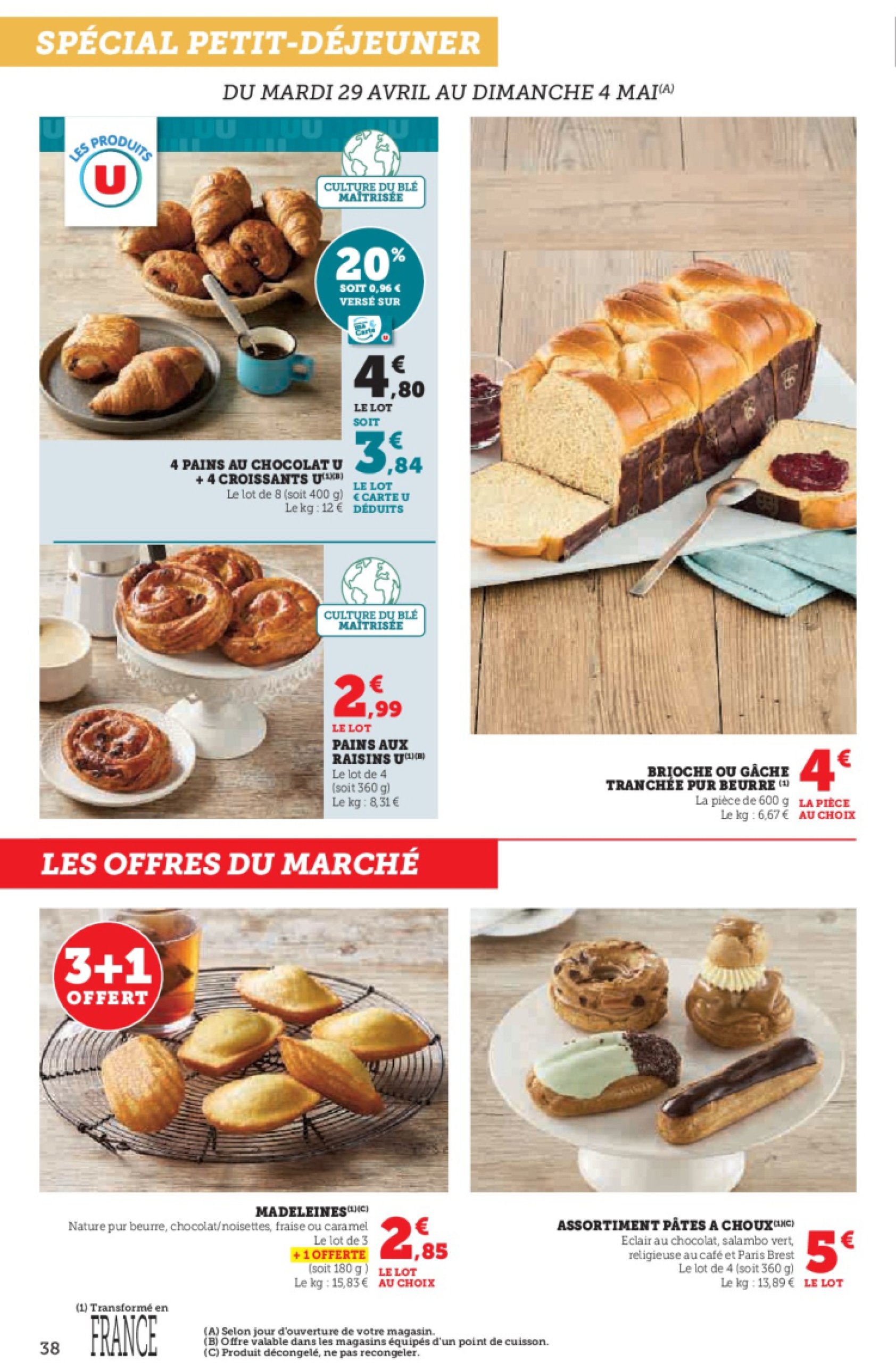 super-u - Catalogue Hyper U - Spécial cuisine traditionnelle à prix bas ! valable dès 29/04 - 11/05 - page: 38