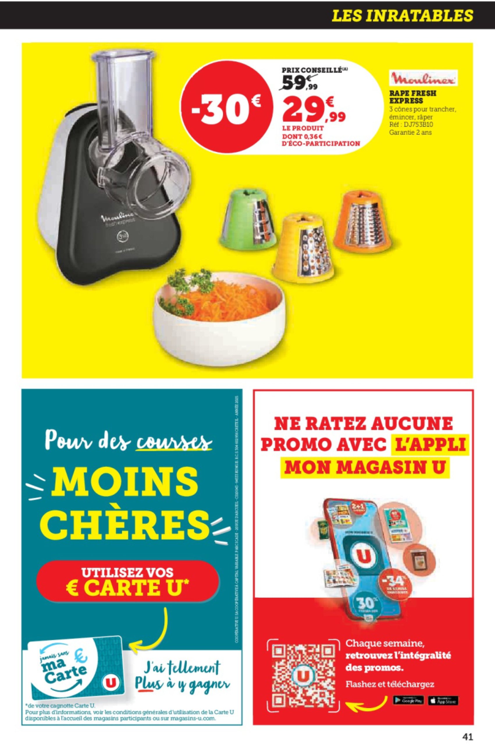 super-u - Catalogue Hyper U - Spécial cuisine traditionnelle à prix bas ! valable dès 29/04 - 11/05 - page: 41